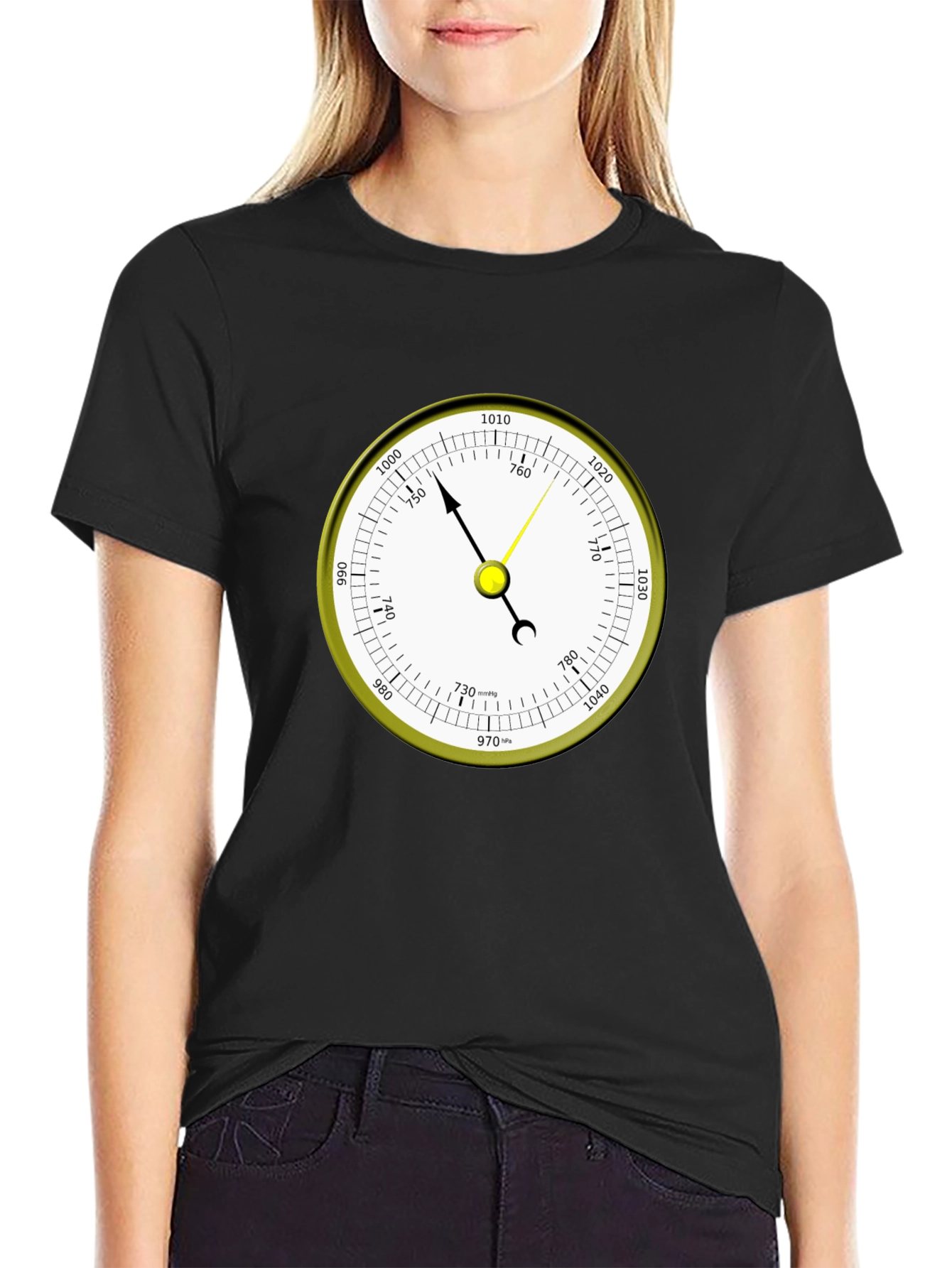 Barometer Graphic T-Shirt - Weather Instrument Tee