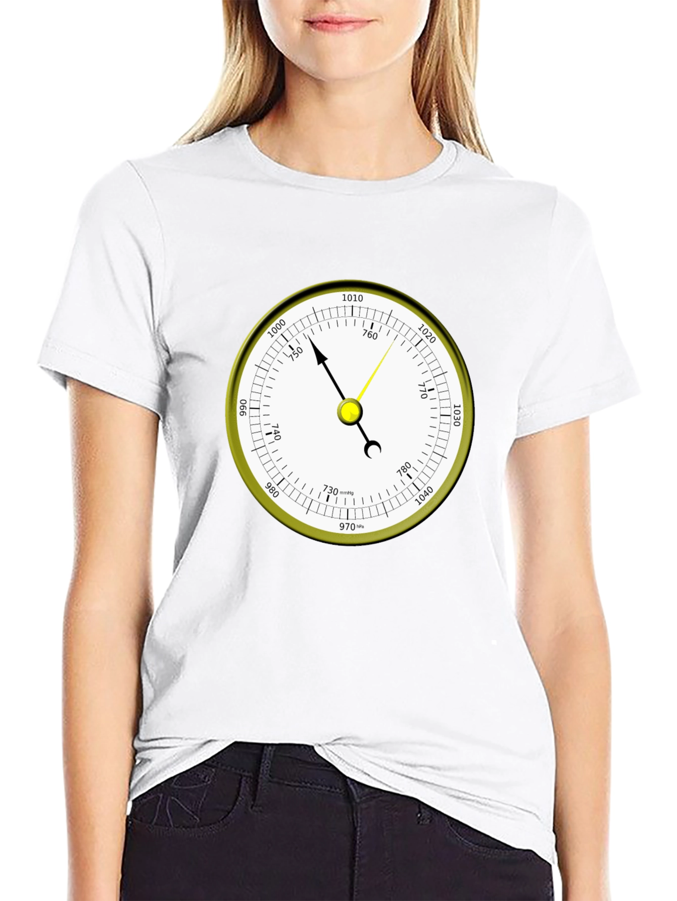 Barometer Graphic T-Shirt - Weather Instrument Tee