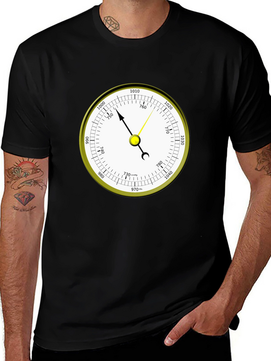 Barometer Graphic T-Shirt - Weather Instrument Tee