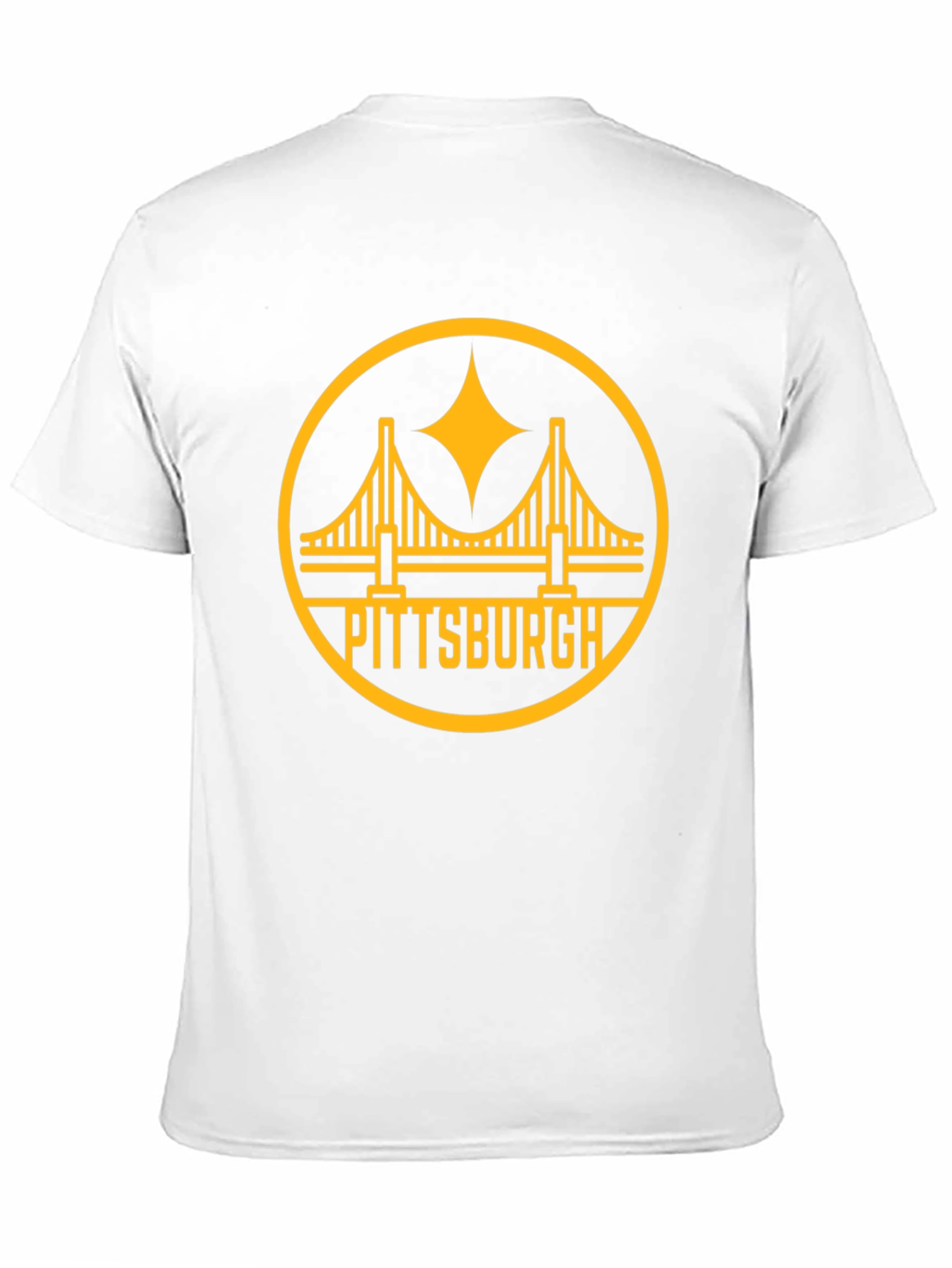 Pittsburgh Bridge T-Shirt - Black & Gold