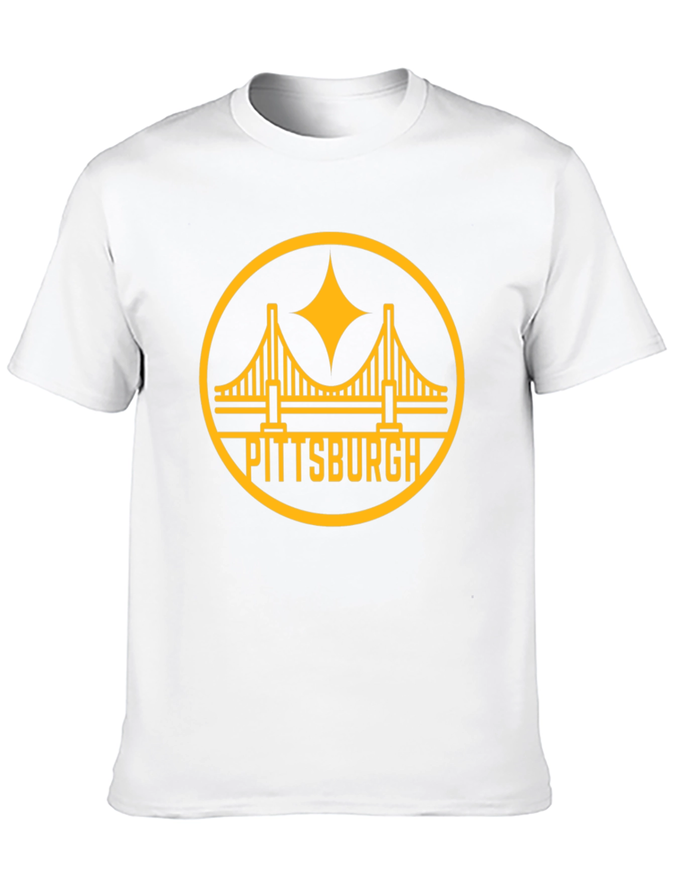 Pittsburgh Bridge T-Shirt - Black & Gold