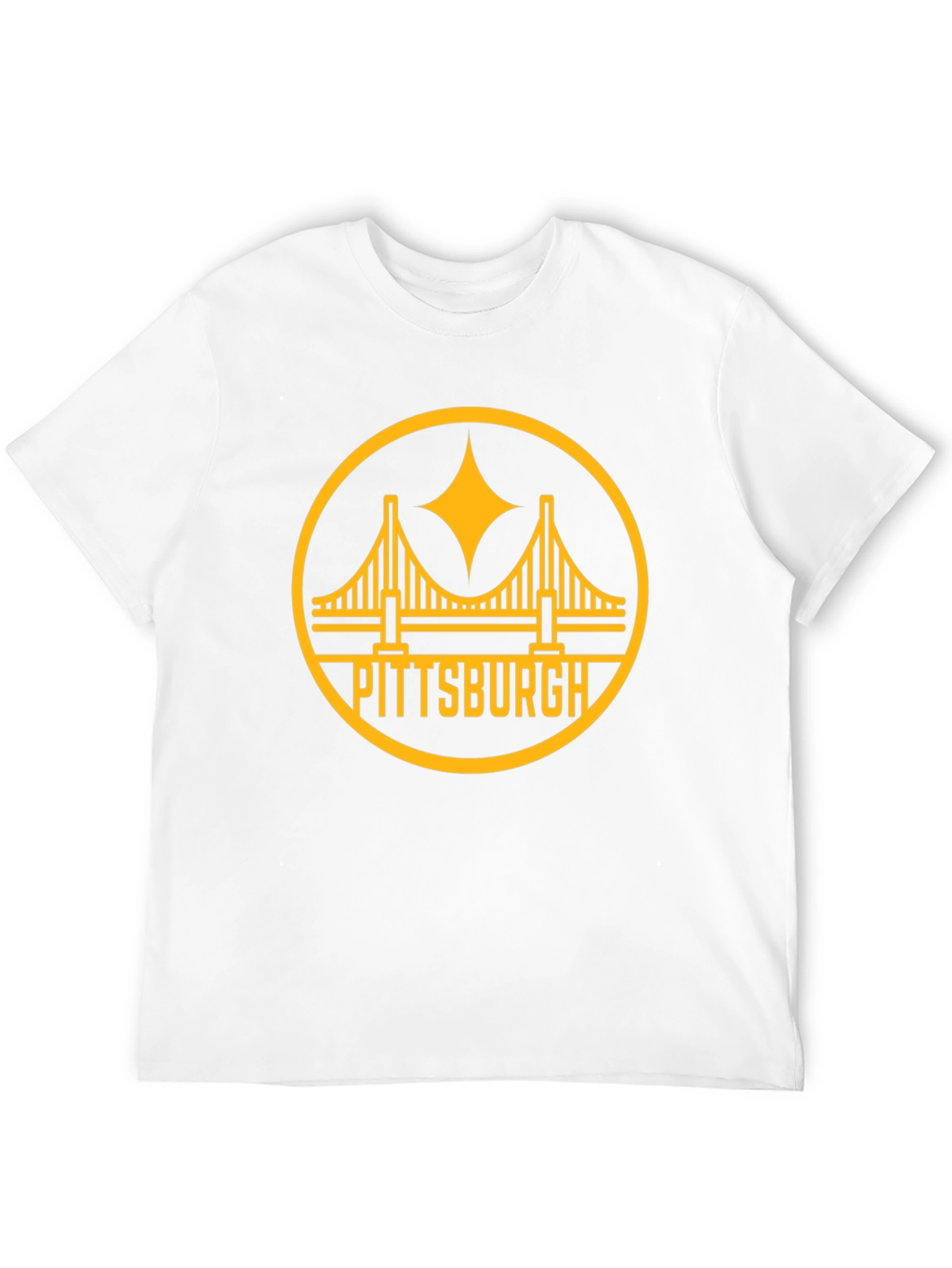 Pittsburgh Bridge T-Shirt - Black & Gold
