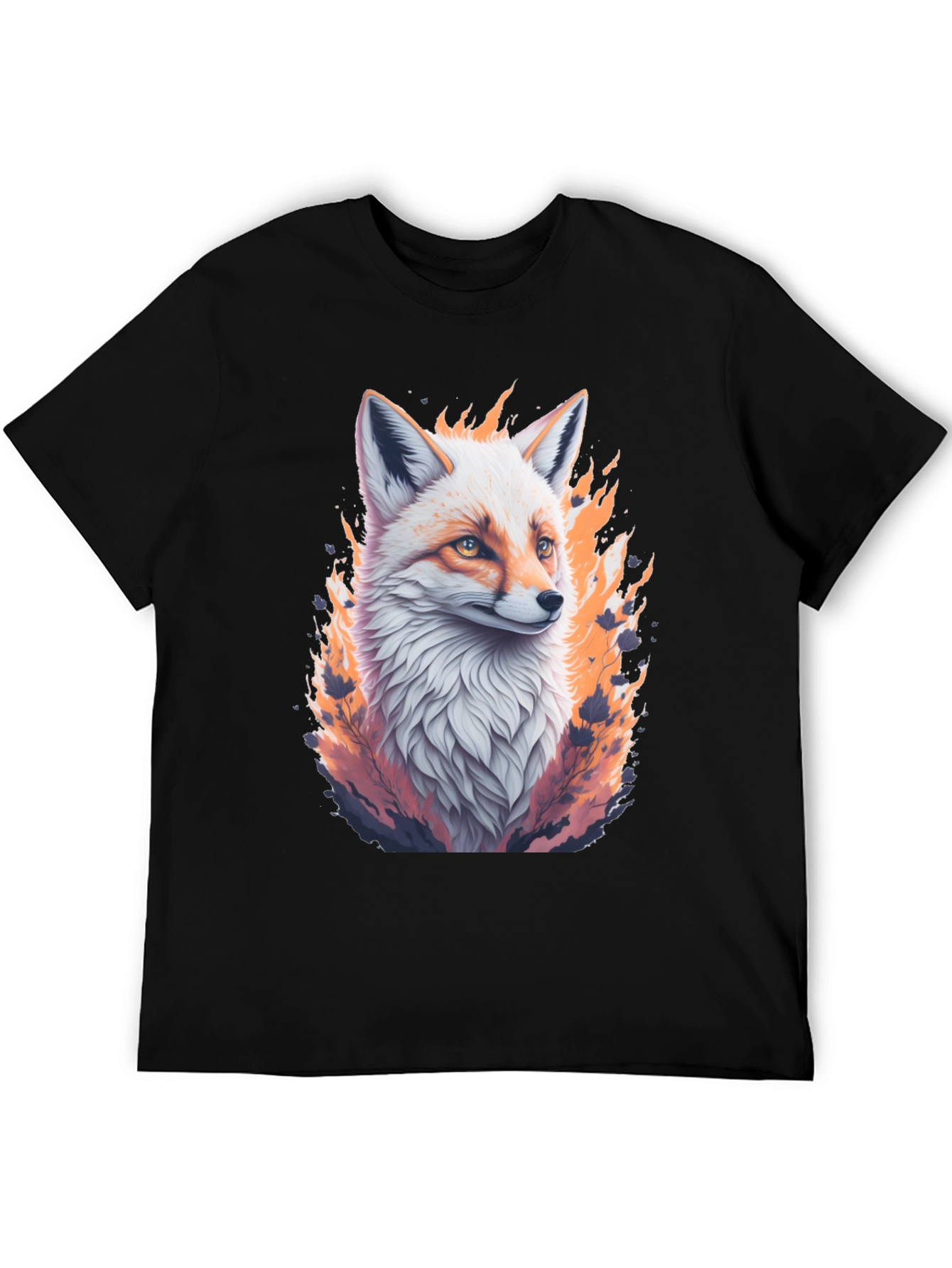 Fiery Fox Graphic Tee - Unique Animal Print