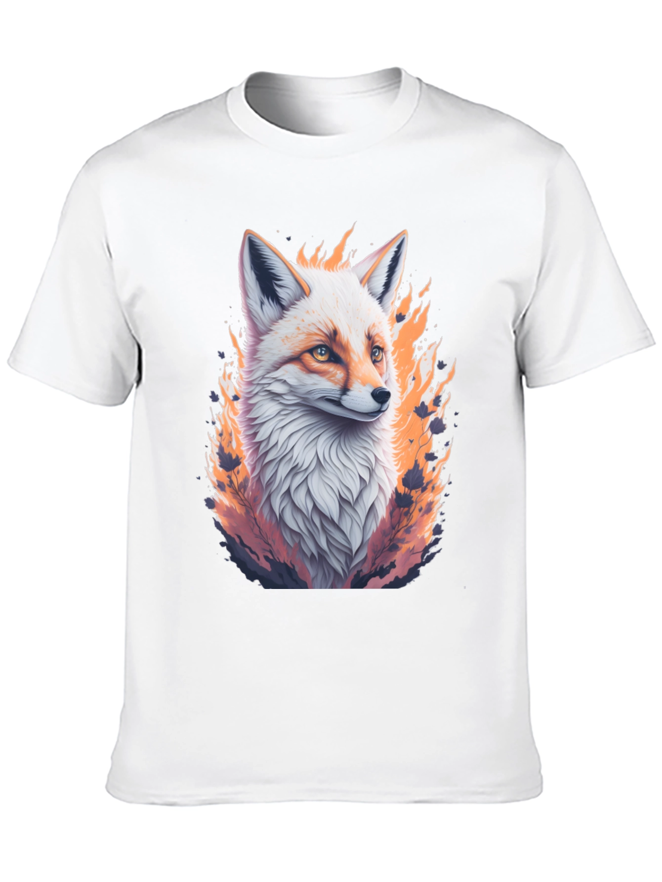 Fiery Fox Graphic Tee - Unique Animal Print