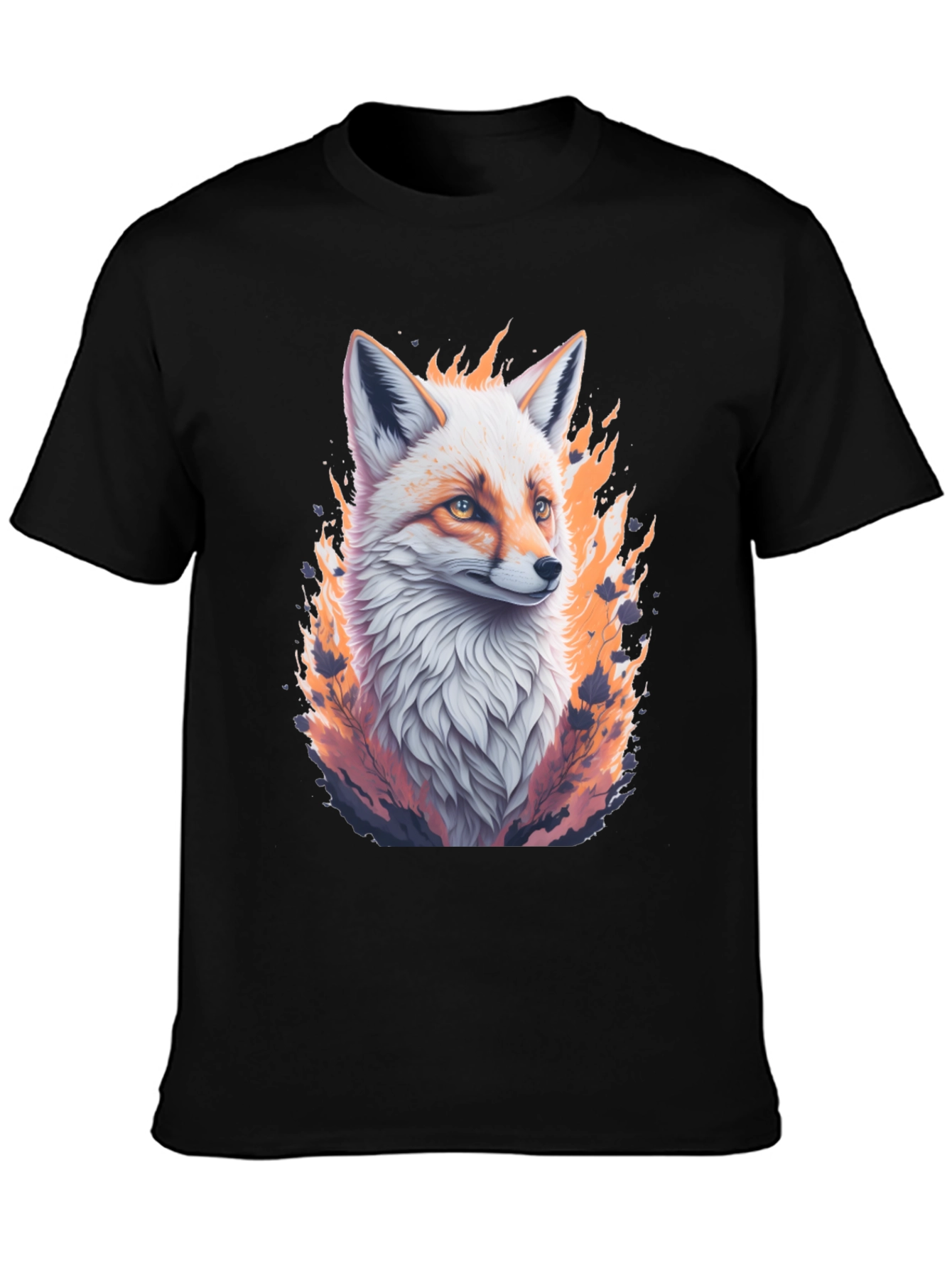 Fiery Fox Graphic Tee - Unique Animal Print