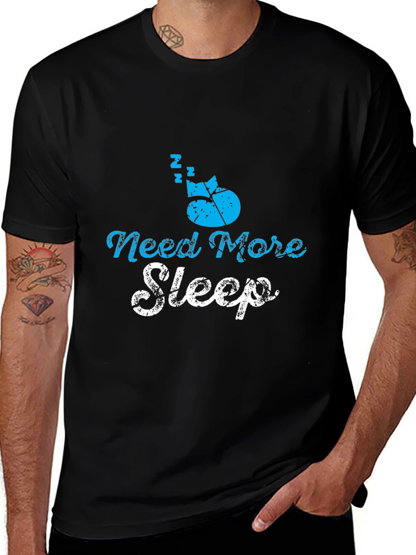 Need More Sleep T-Shirt - Soft Cotton Blend