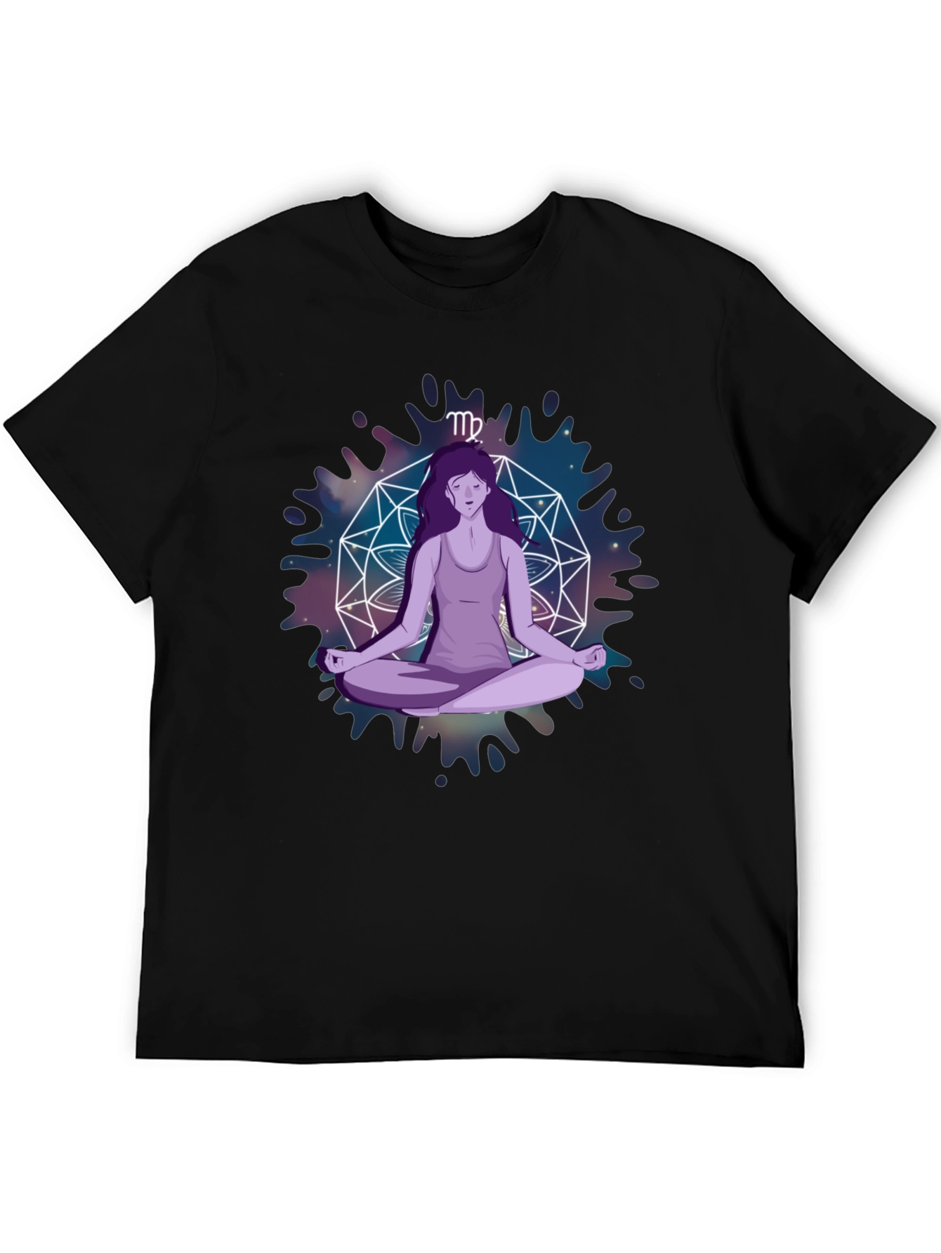 Virgo Zodiac Meditation T-Shirt - Stylish Astrology Tee