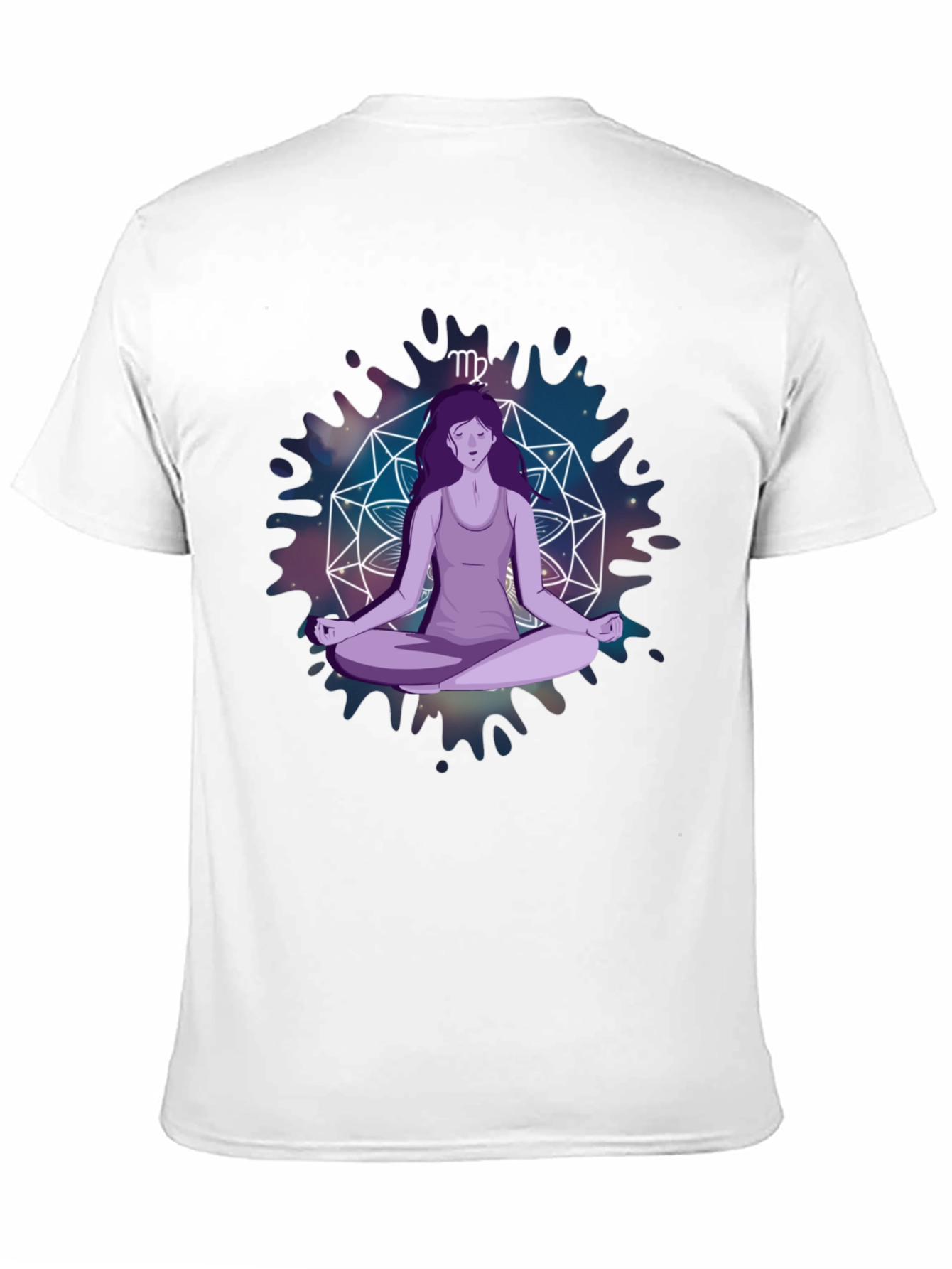 Virgo Zodiac Meditation T-Shirt - Stylish Astrology Tee
