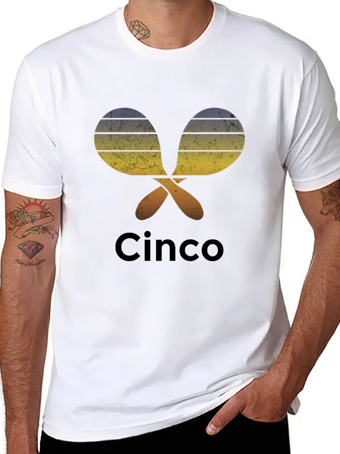 Retro Cinco de Mayo Maracas T-Shirt