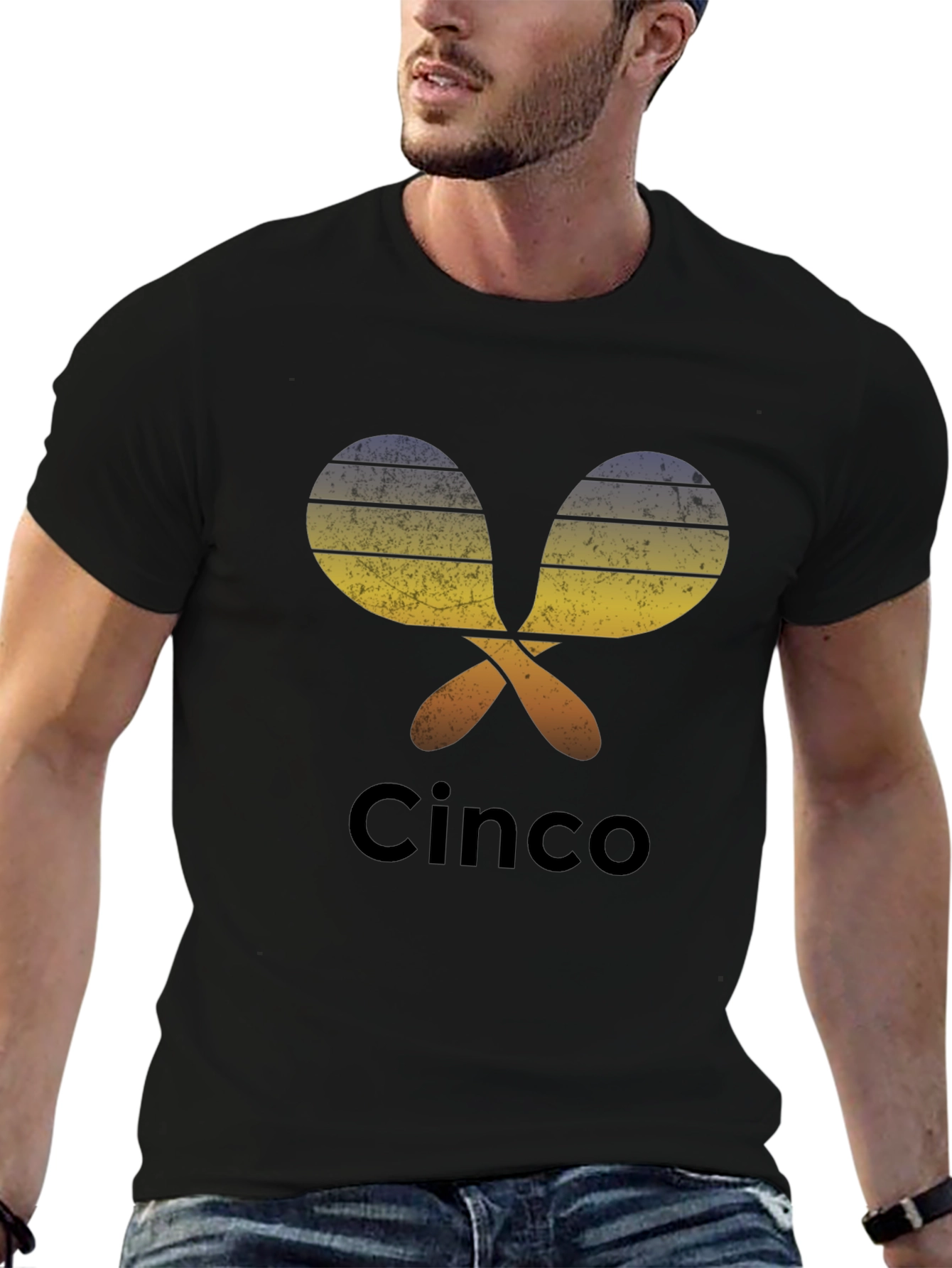 Retro Cinco de Mayo Maracas T-Shirt