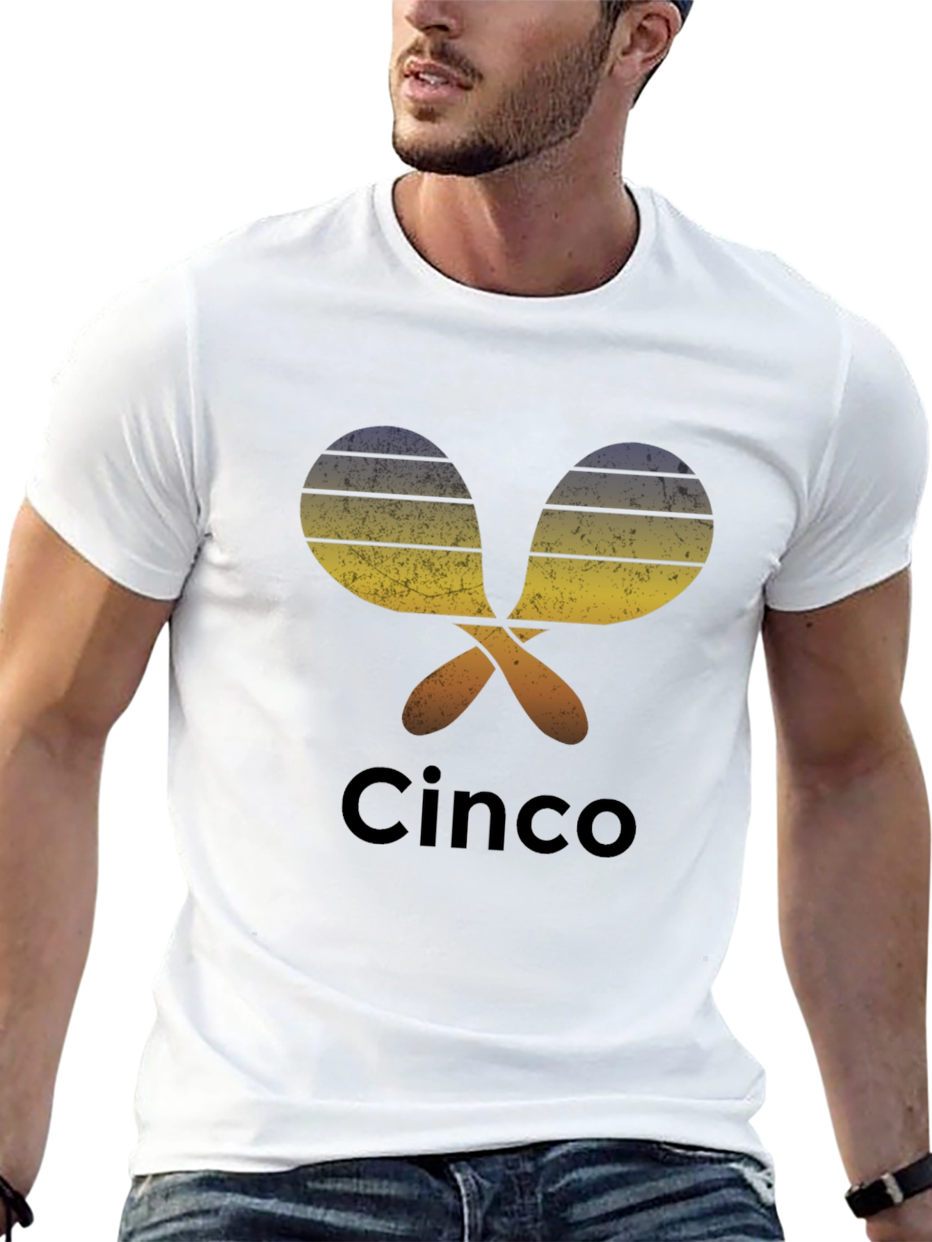 Retro Cinco de Mayo Maracas T-Shirt