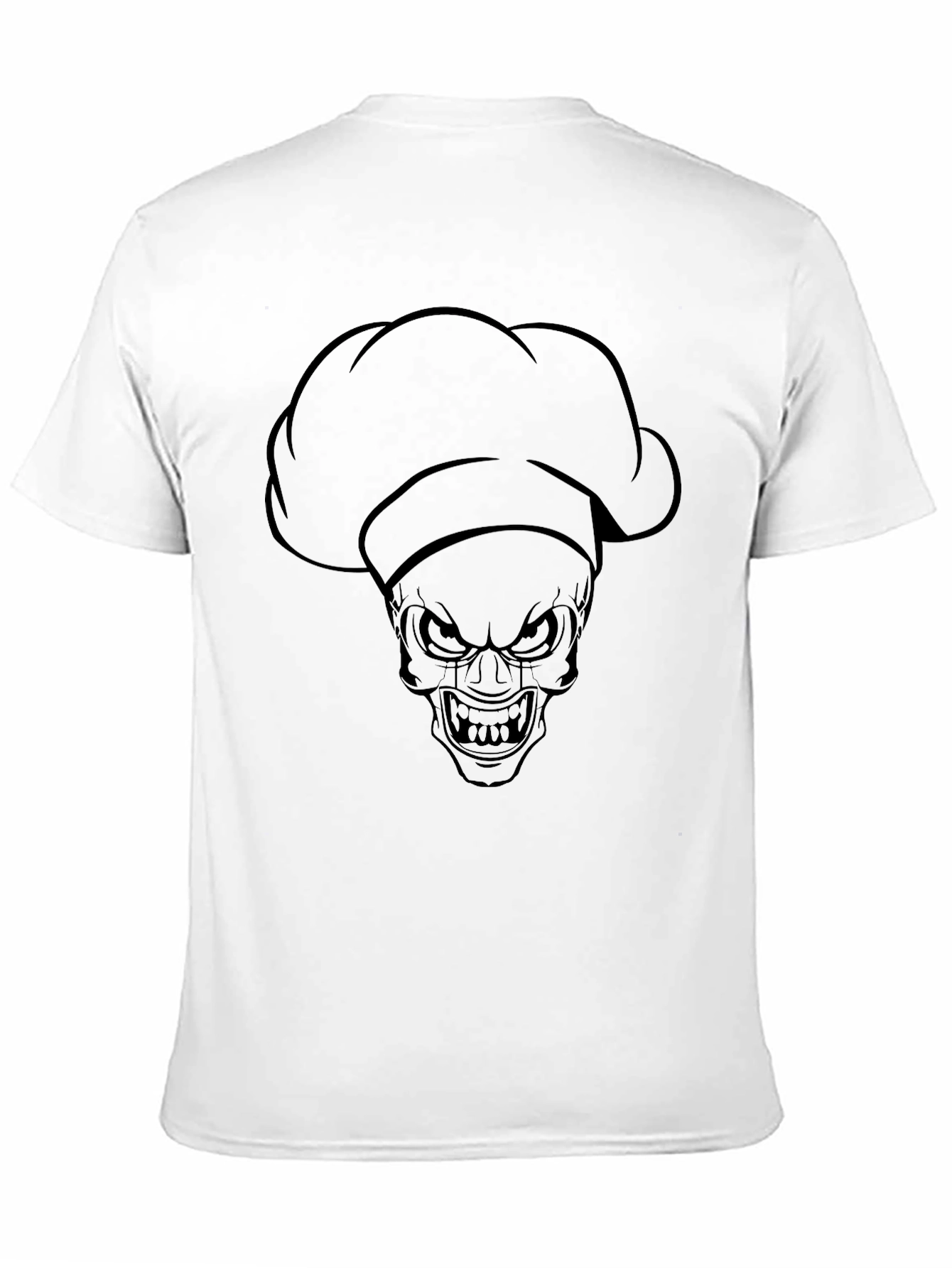 Chef Skull T-Shirt - Dark Humor Fashion