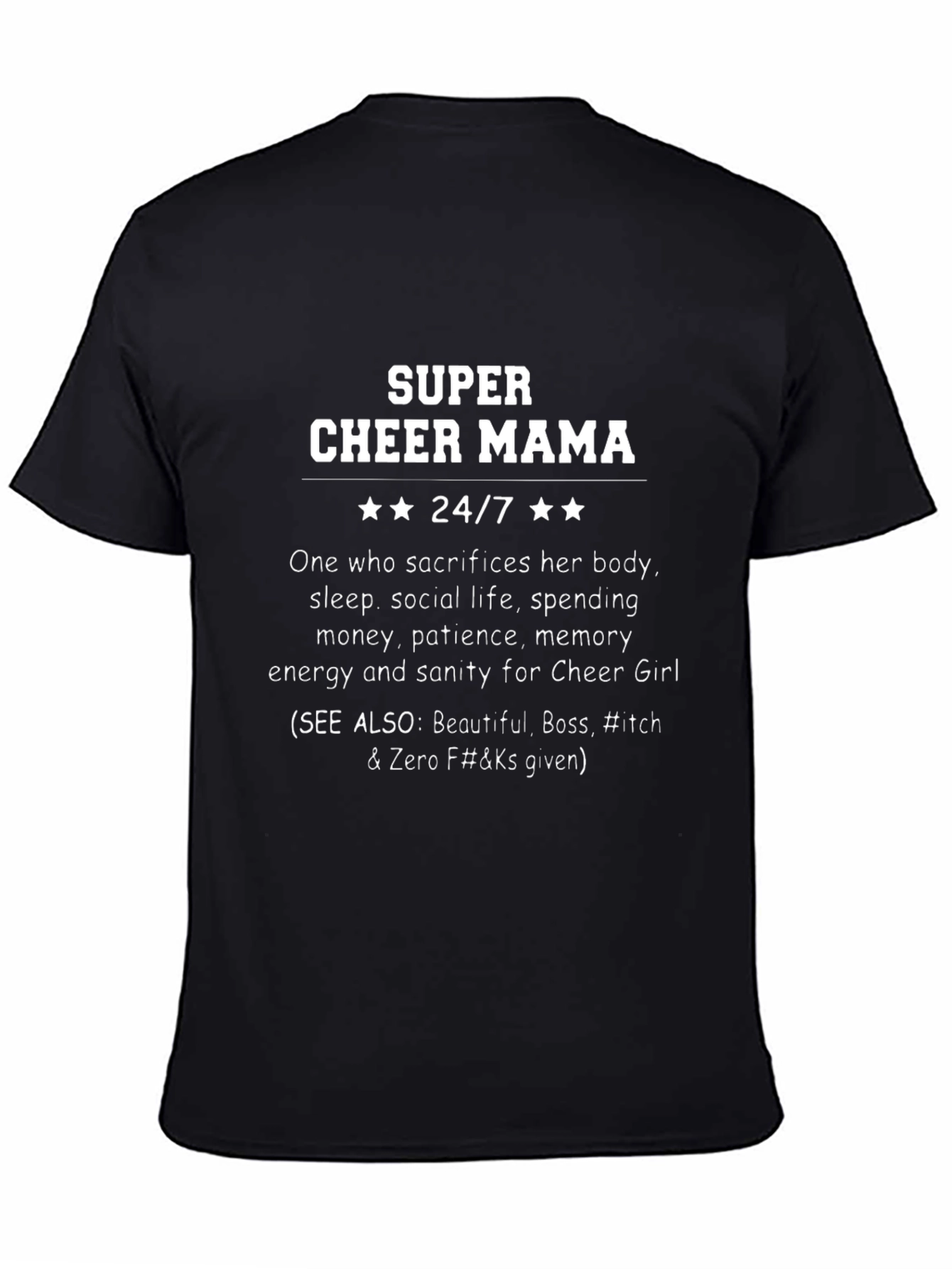Super Cheer Mama T-Shirt - Cheer Mom Gift