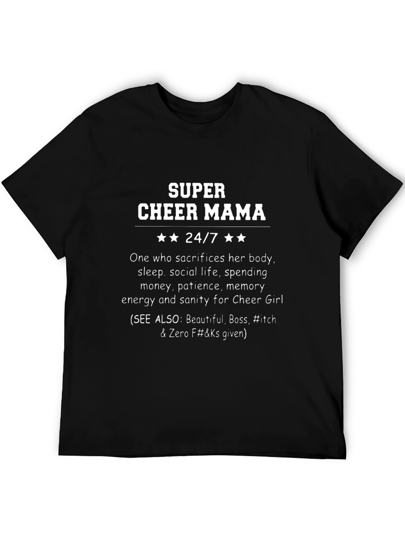 Super Cheer Mama T-Shirt - Cheer Mom Gift