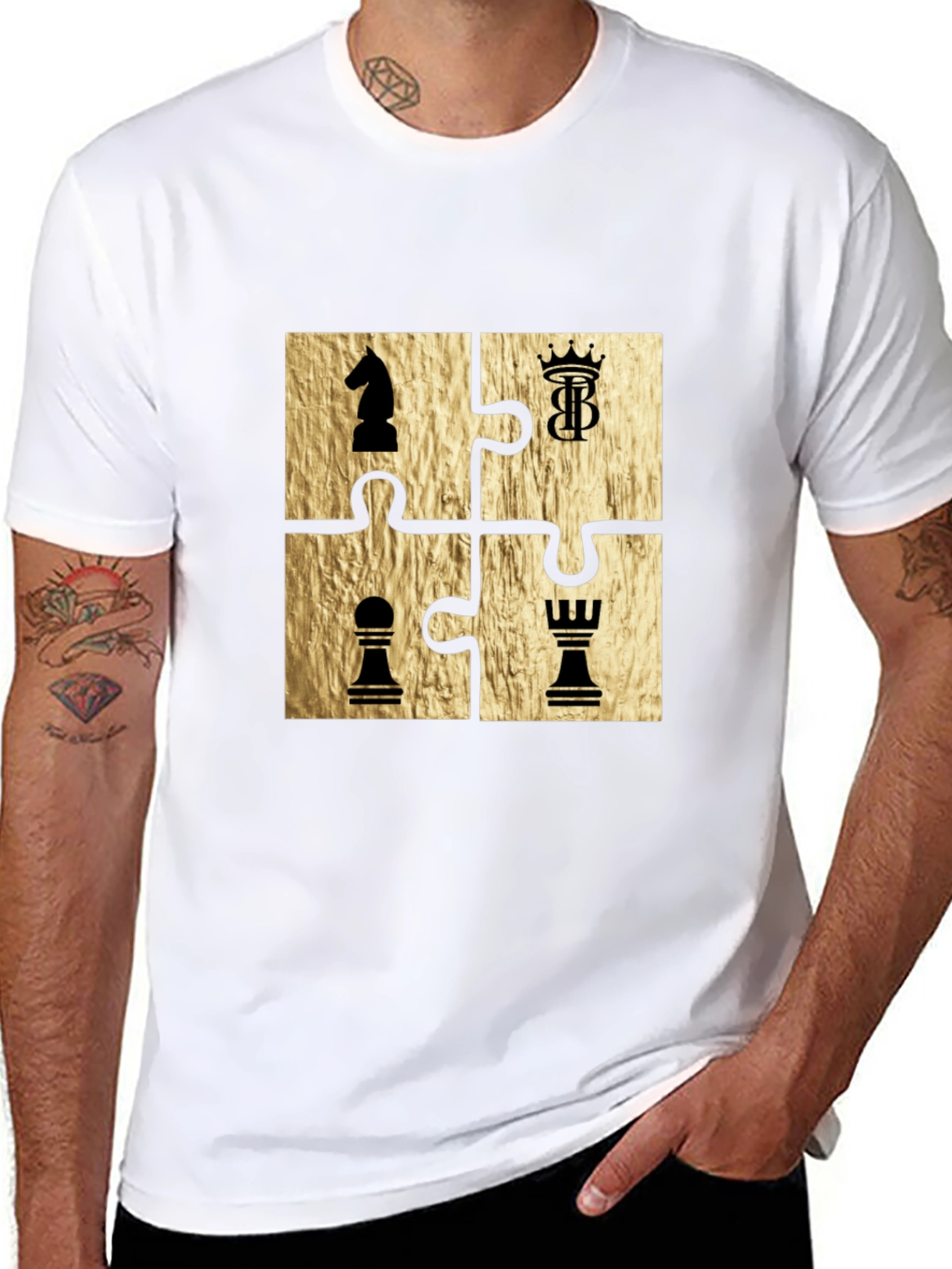 Chess Puzzle Piece T-Shirt