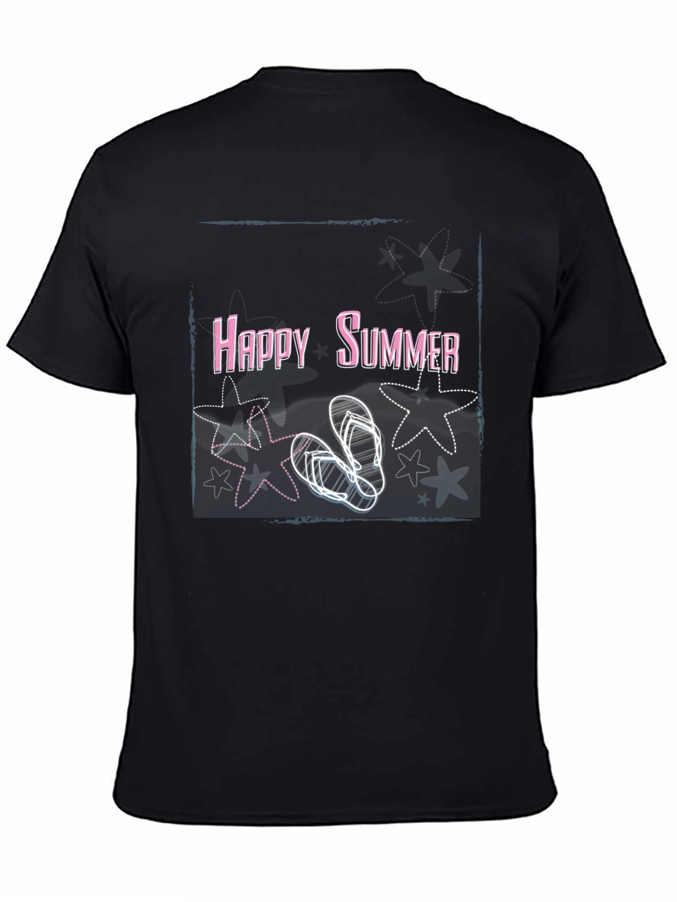Happy Summer Graphic T-Shirt - Relaxed Fit