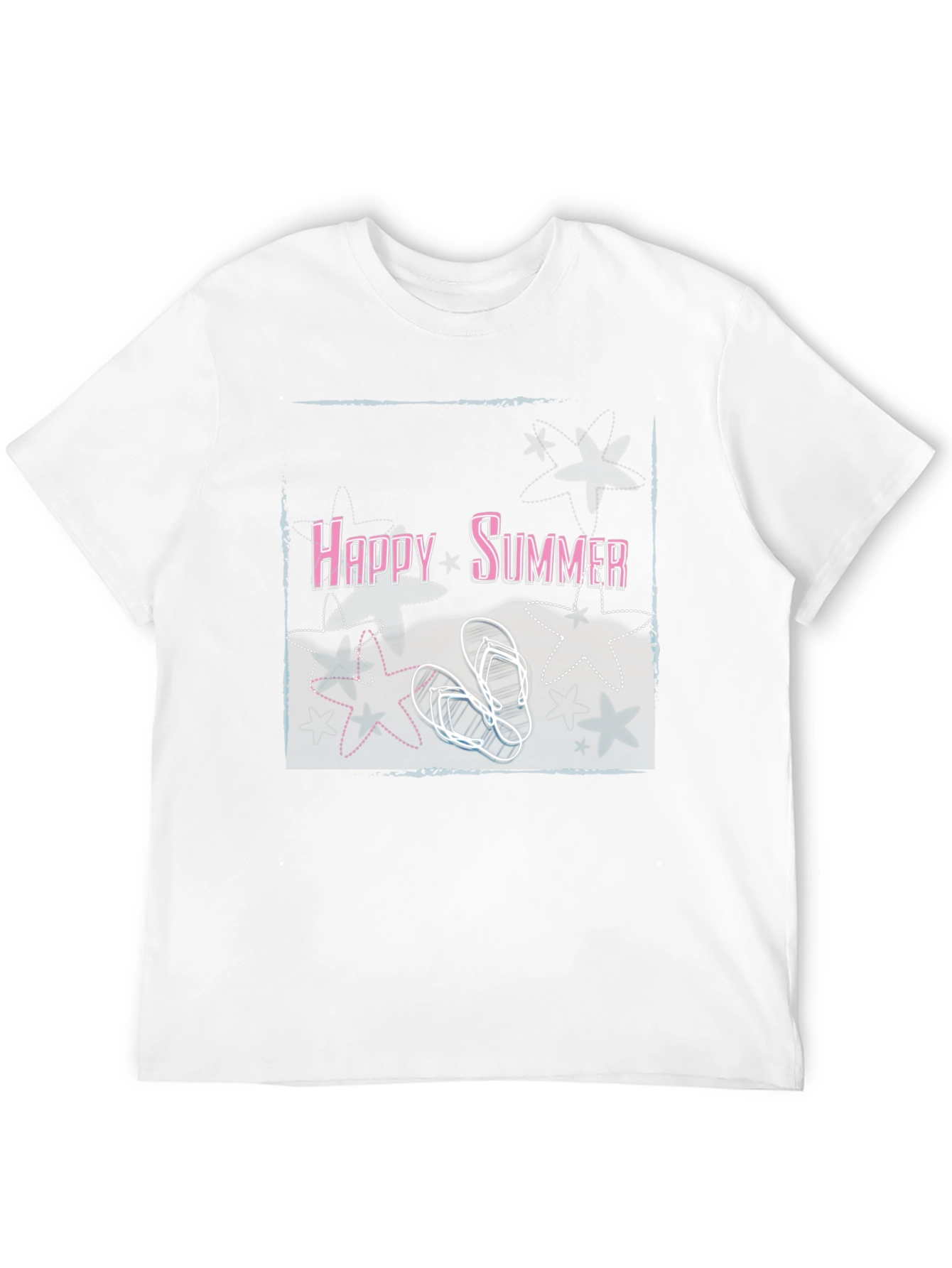 Happy Summer Graphic T-Shirt - Relaxed Fit