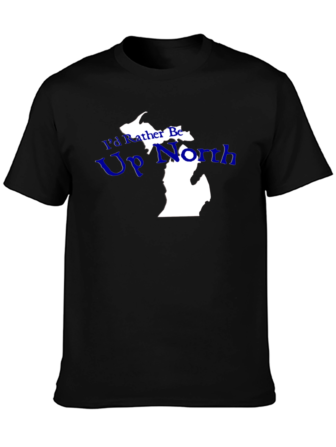 Up North Michigan Graphic Tee - Black