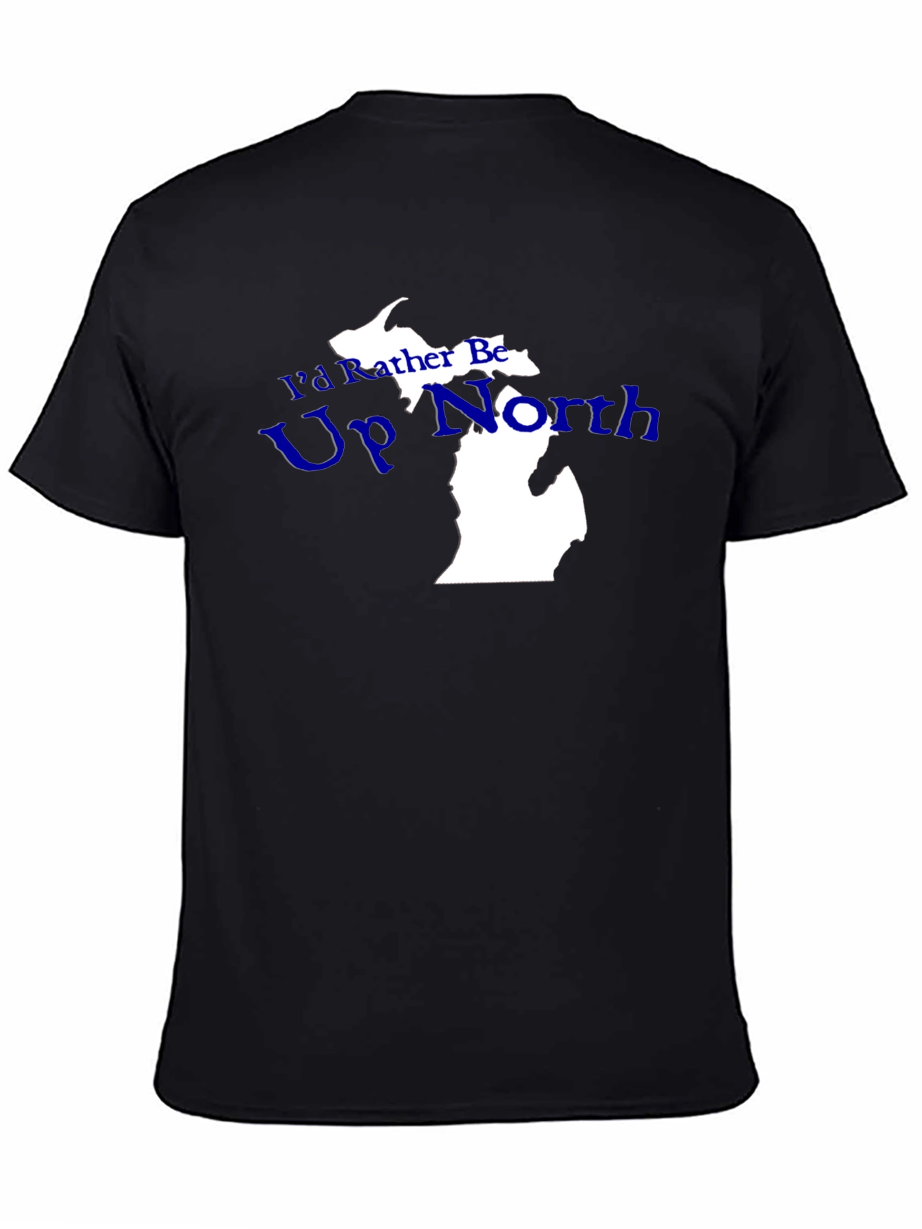 Up North Michigan Graphic Tee - Black