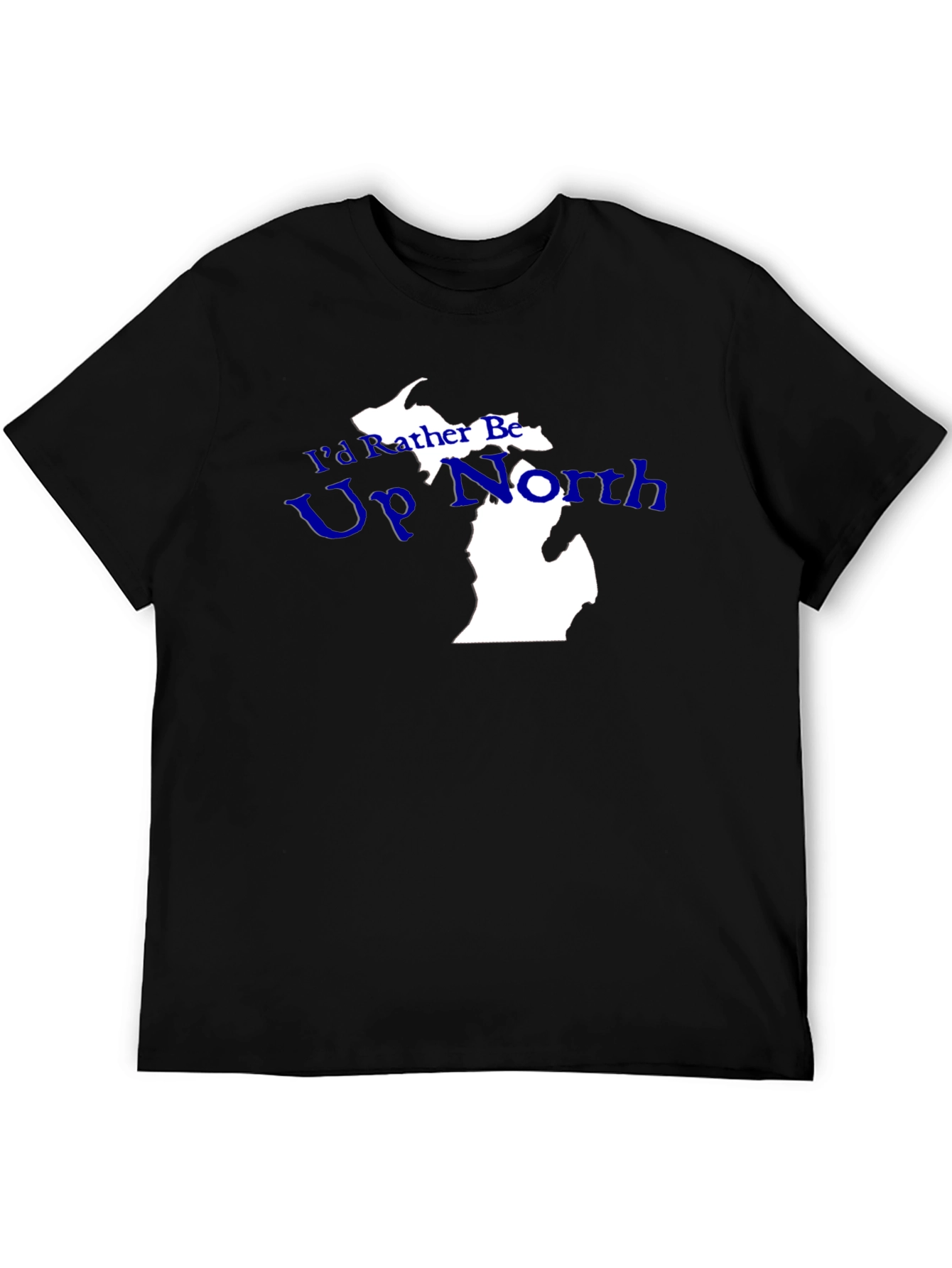 Up North Michigan Graphic Tee - Black