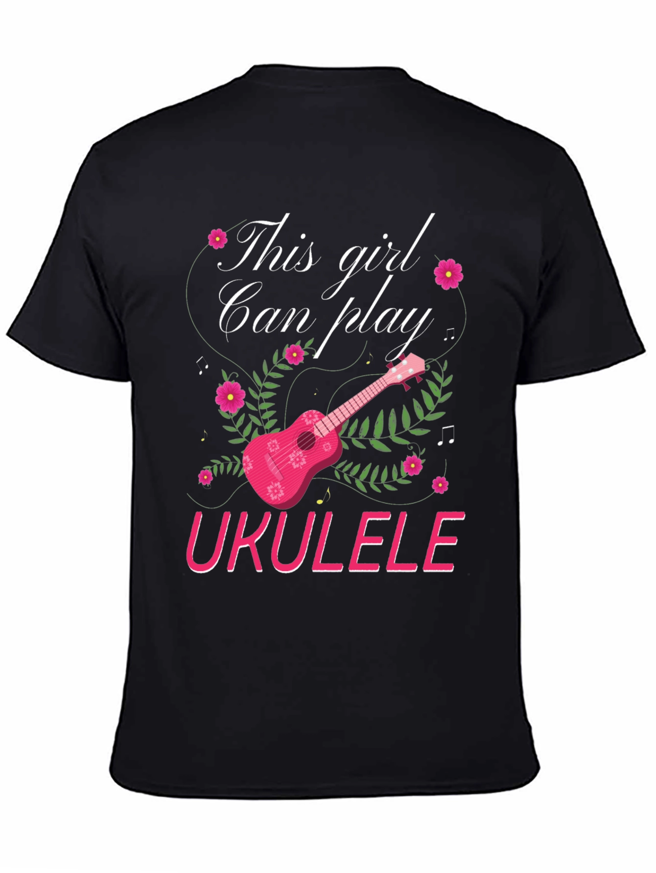 This Girl Can Play Ukulele T-Shirt