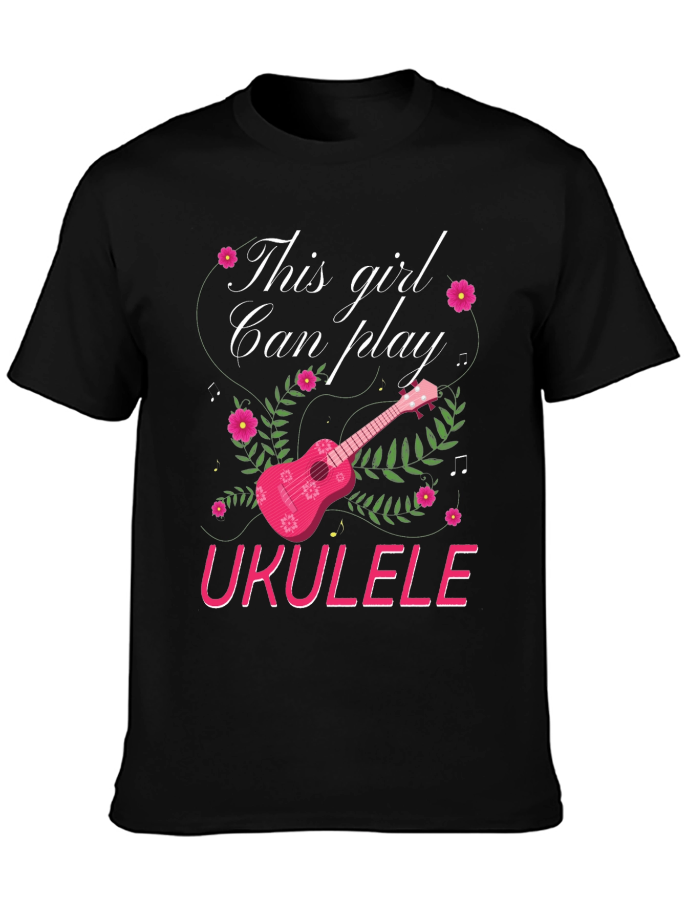 This Girl Can Play Ukulele T-Shirt