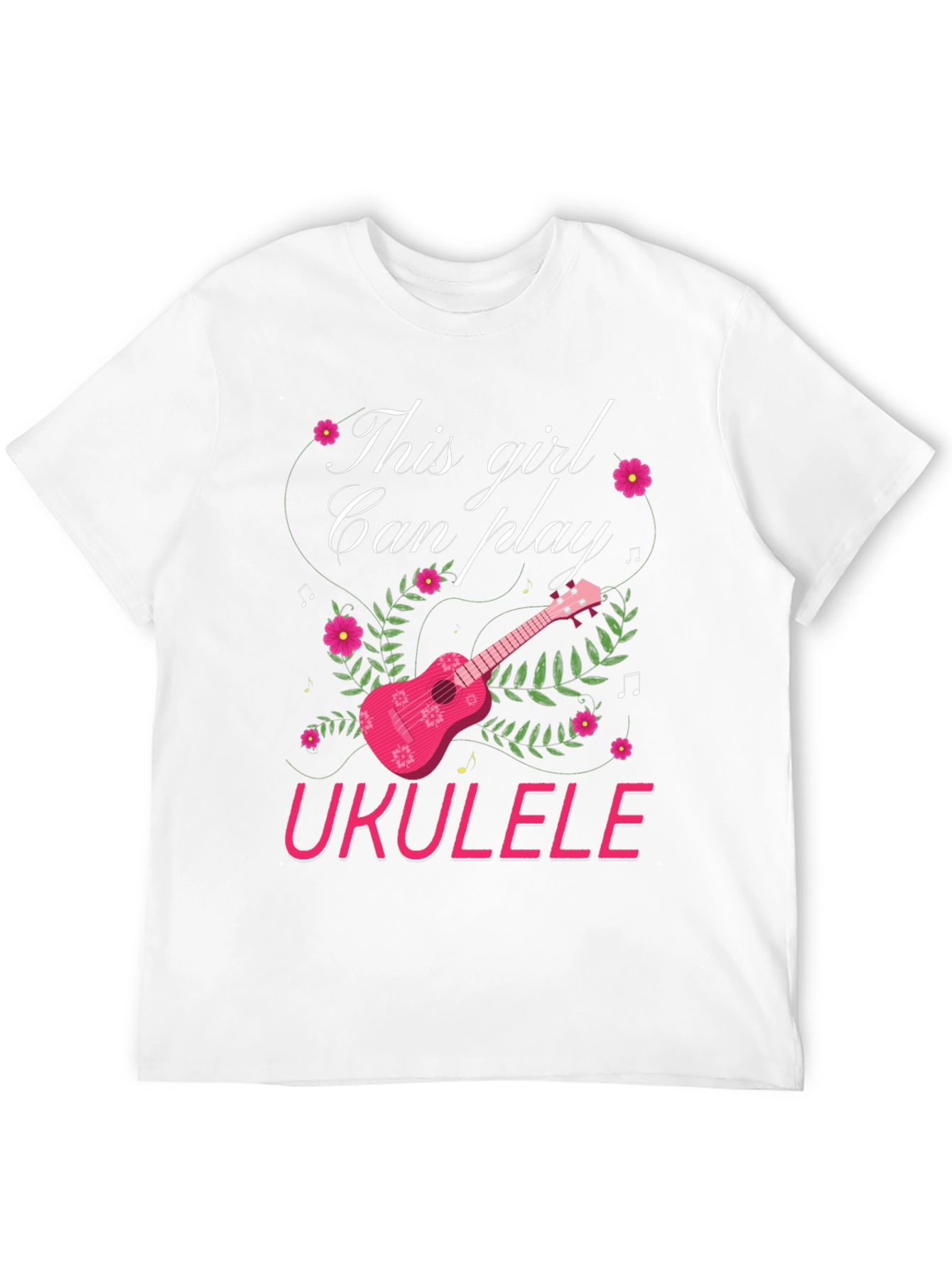 This Girl Can Play Ukulele T-Shirt