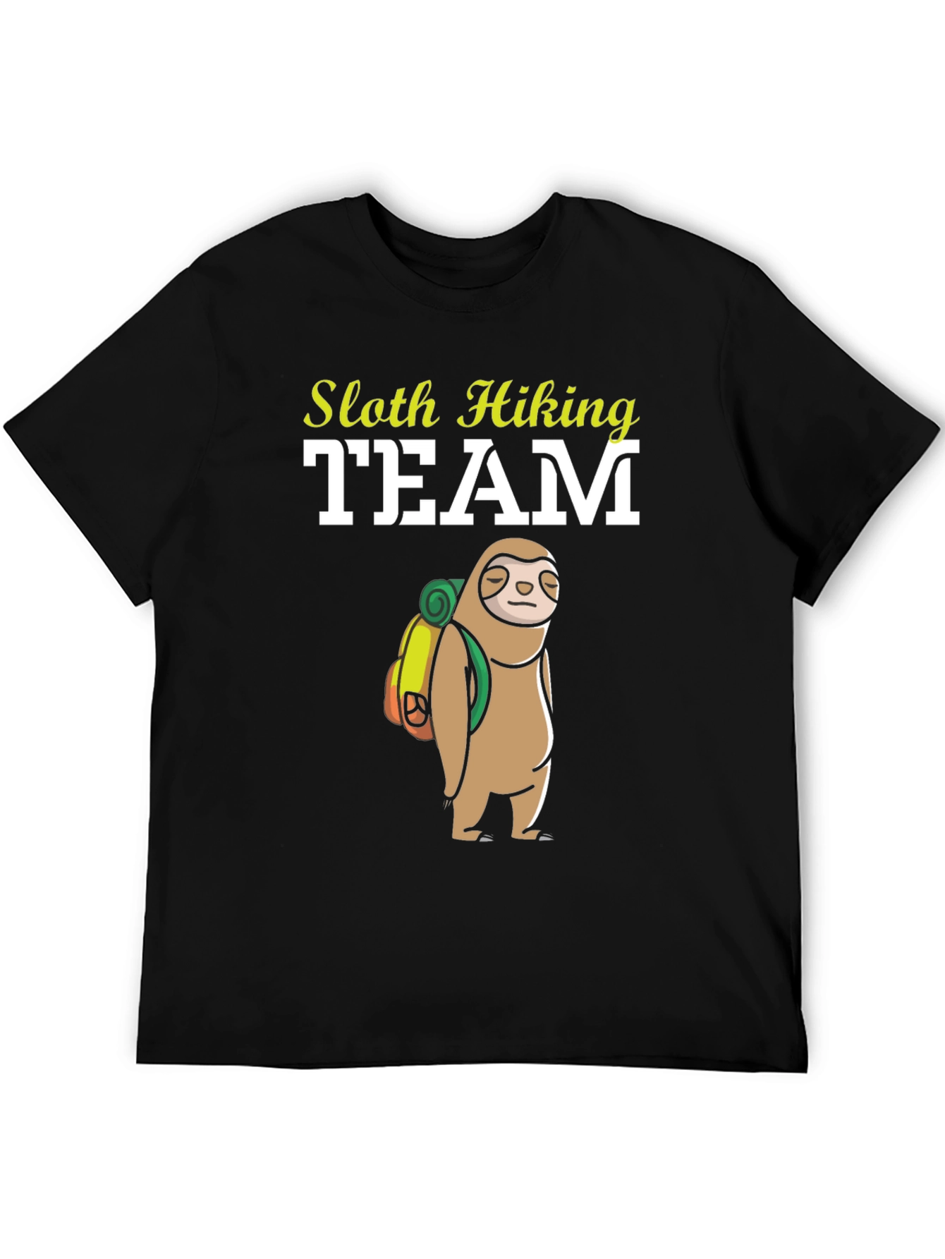 Sloth Hiking Team T-Shirt - Funny Adventure Tee