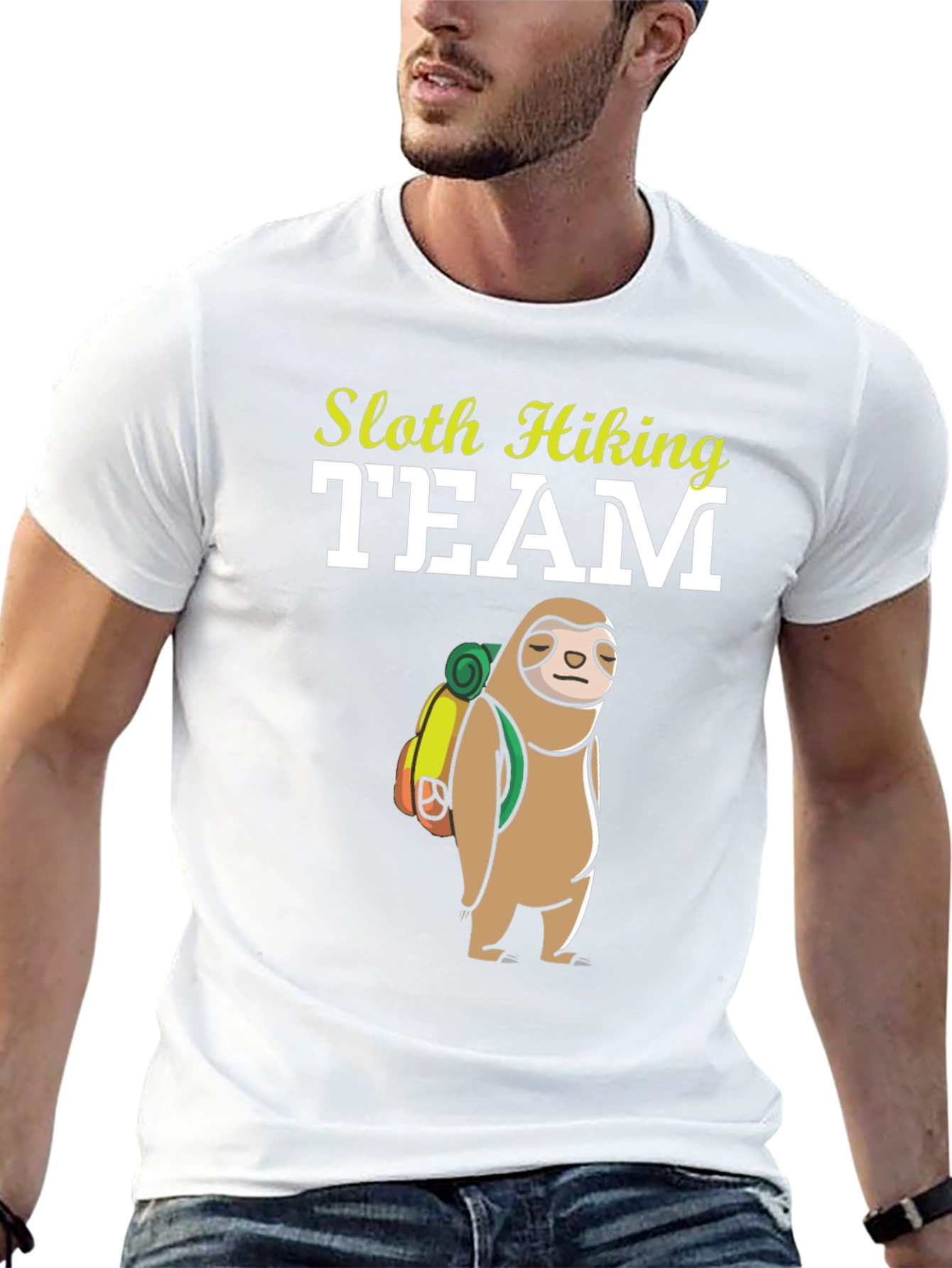 Sloth Hiking Team T-Shirt - Funny Adventure Tee