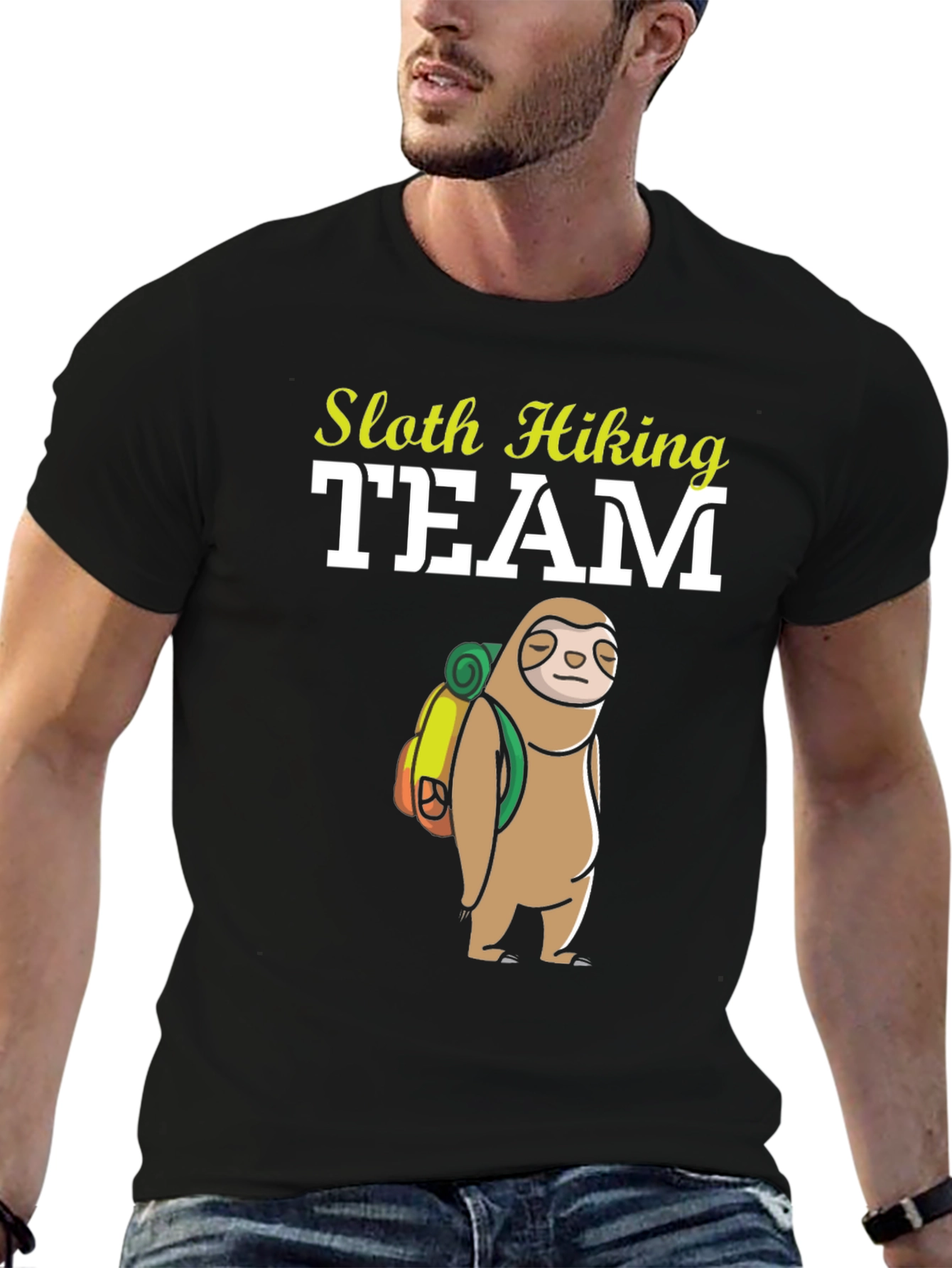 Sloth Hiking Team T-Shirt - Funny Adventure Tee