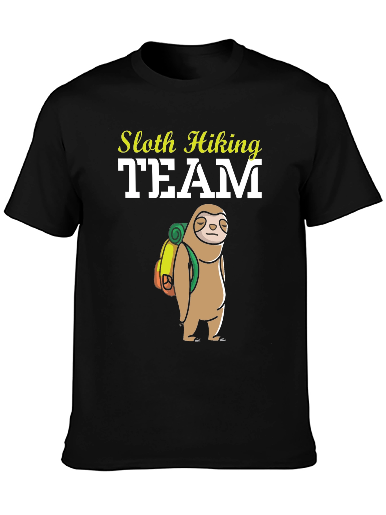 Sloth Hiking Team T-Shirt - Funny Adventure Tee