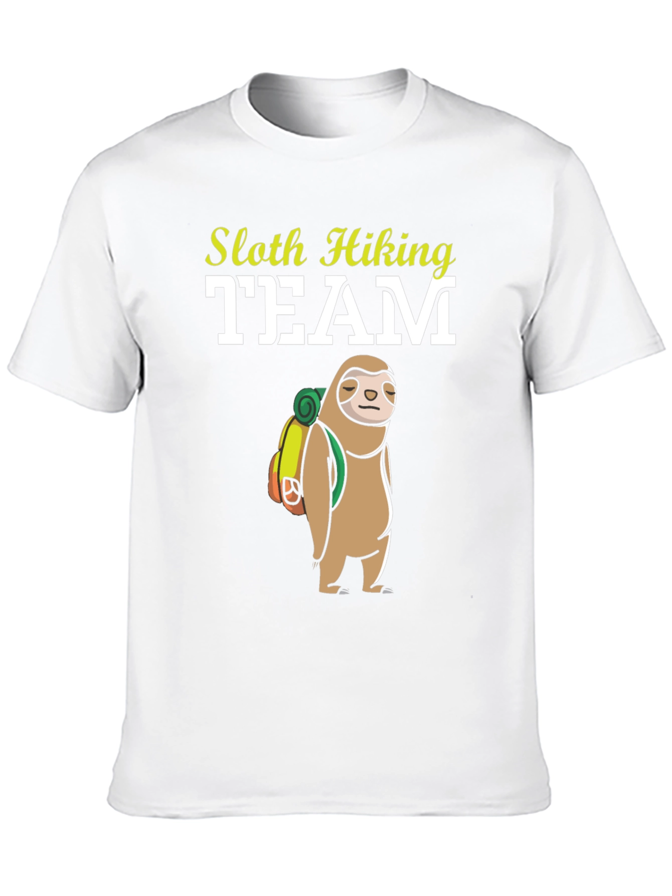 Sloth Hiking Team T-Shirt - Funny Adventure Tee