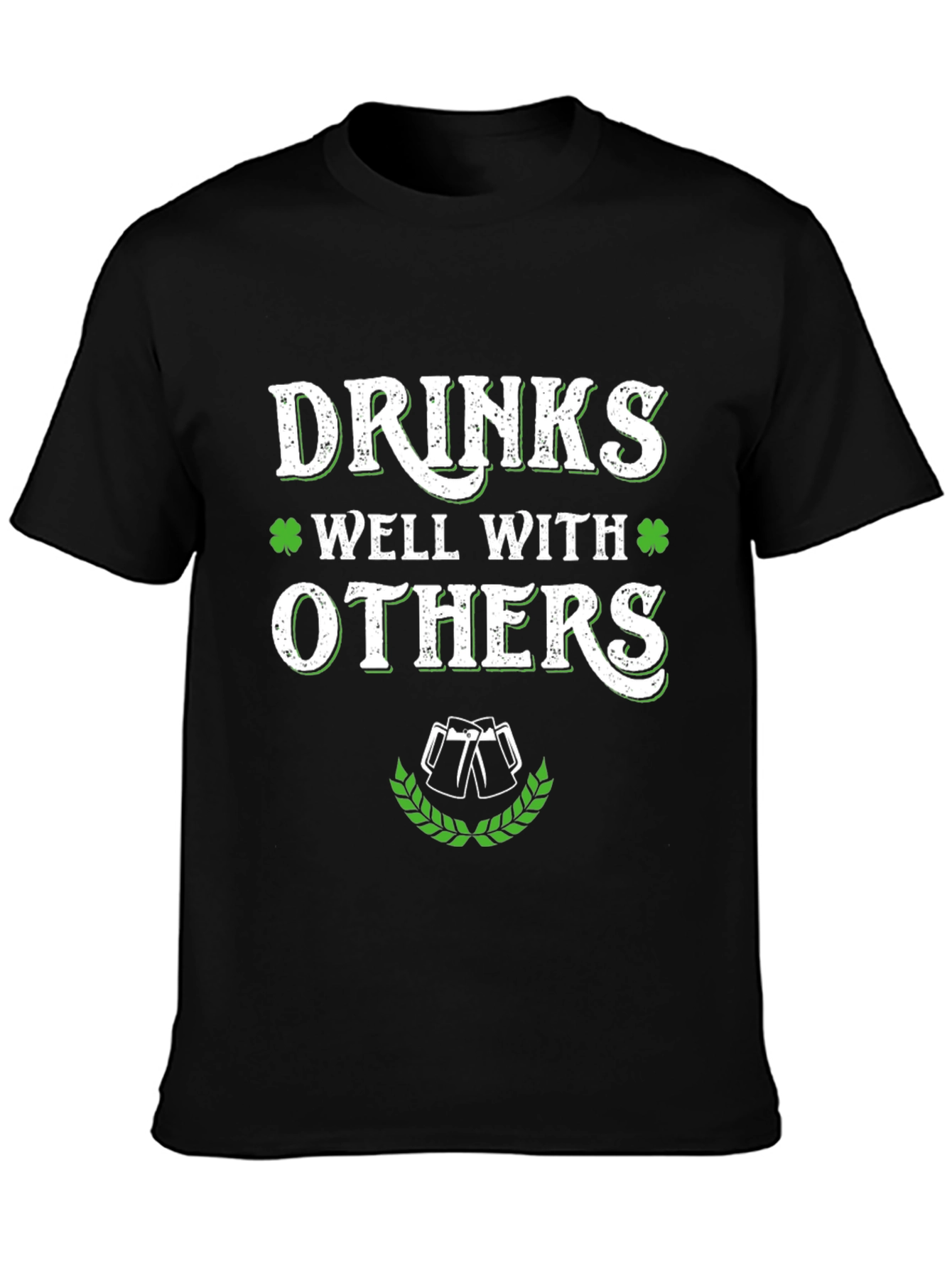 Drinks Well With Others St. Patricks Day Graphic Tee