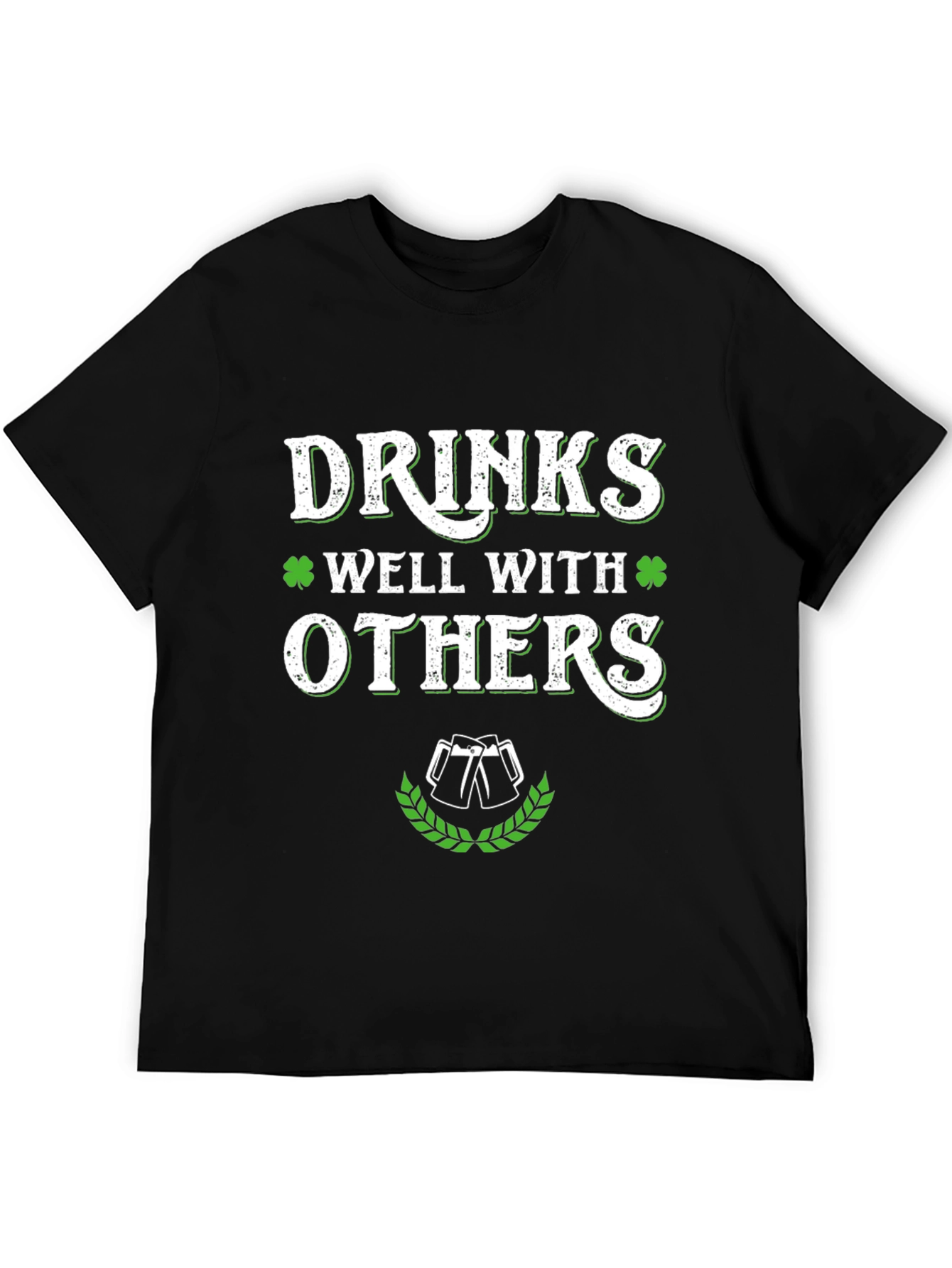 Drinks Well With Others St. Patricks Day Graphic Tee
