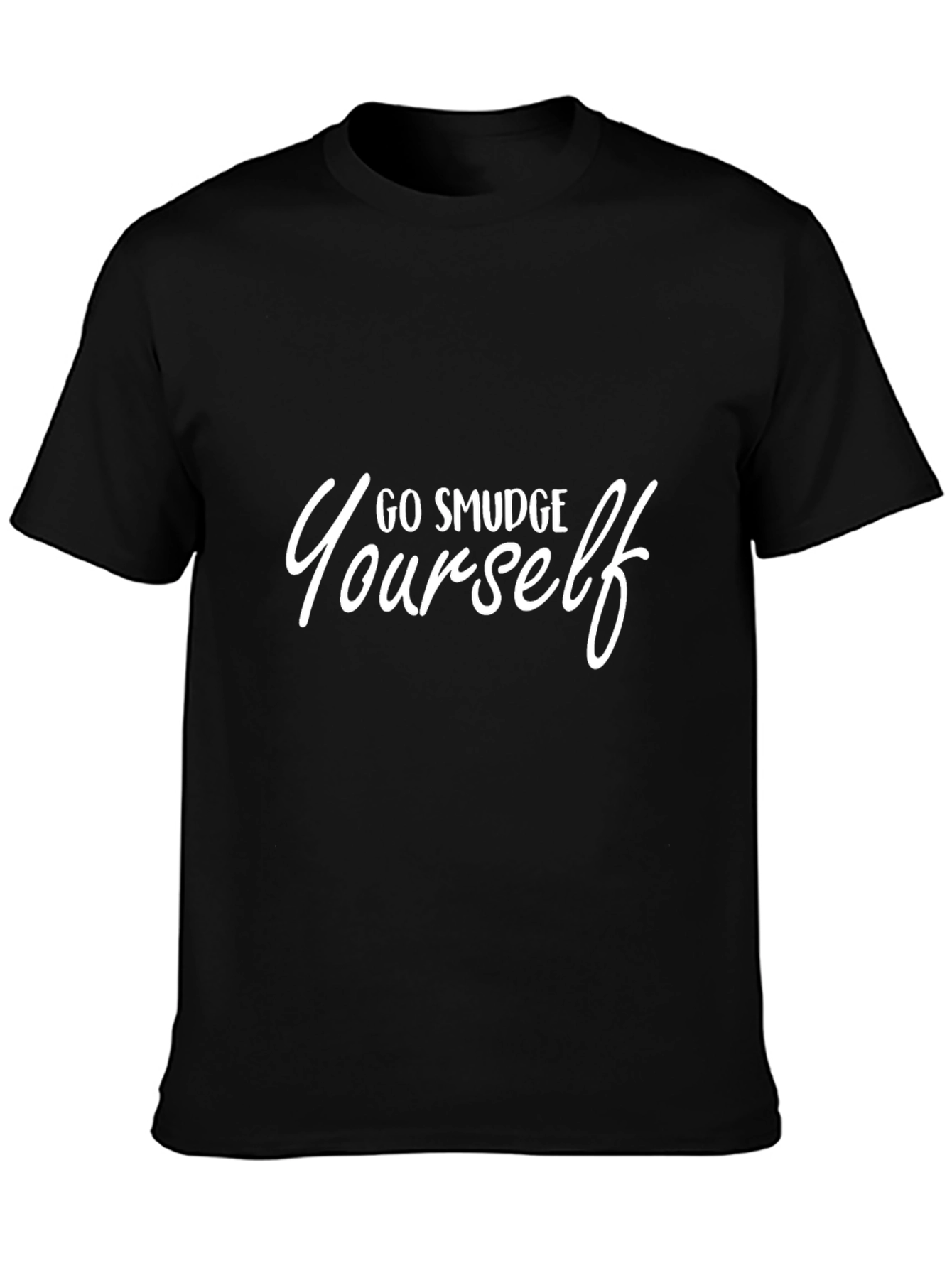 Go Smudge Yourself Graphic Tee - Black