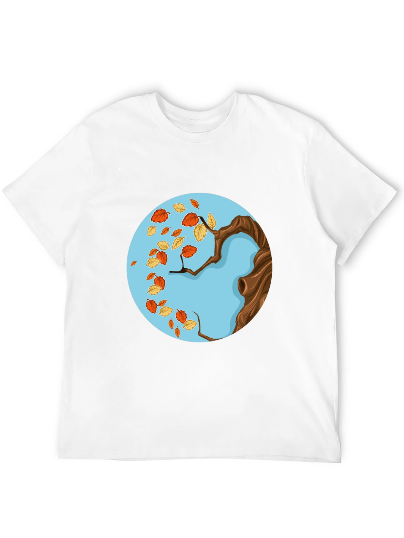 Autumn Tree Graphic Tee - Stylish Fall Design