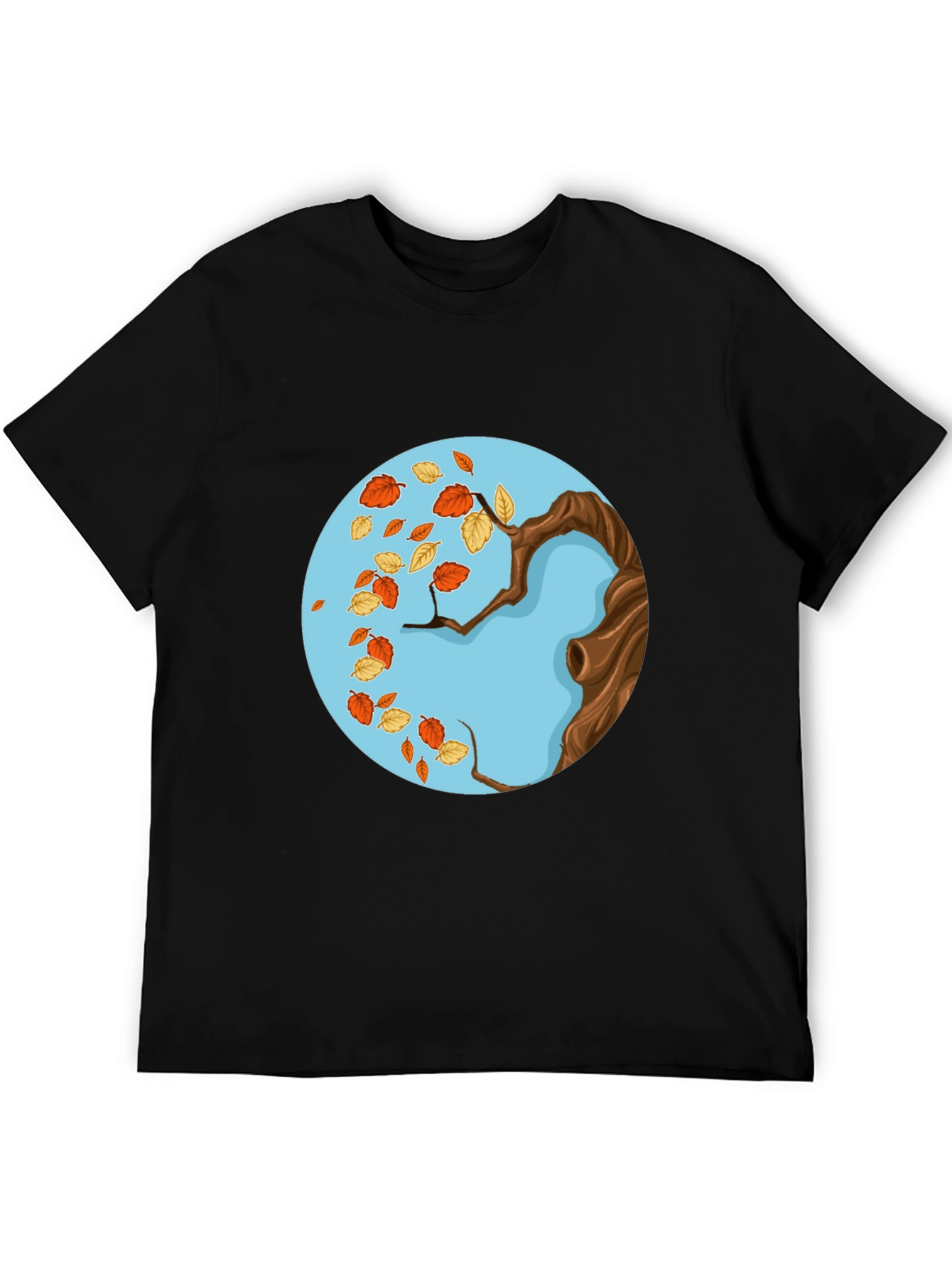 Autumn Tree Graphic Tee - Stylish Fall Design