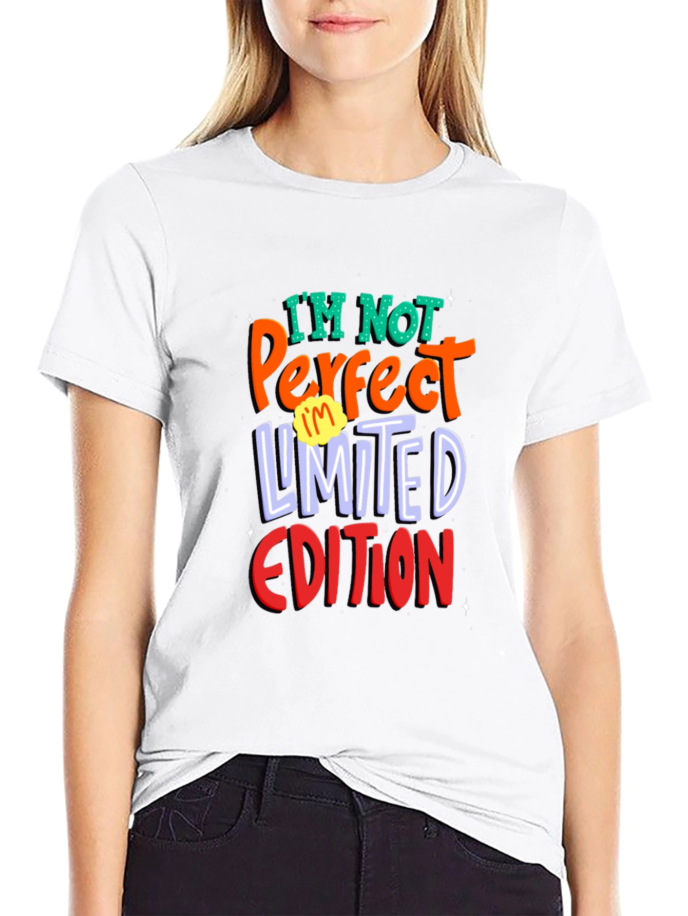 Im Not Perfect Limited Edition Black T-Shirt