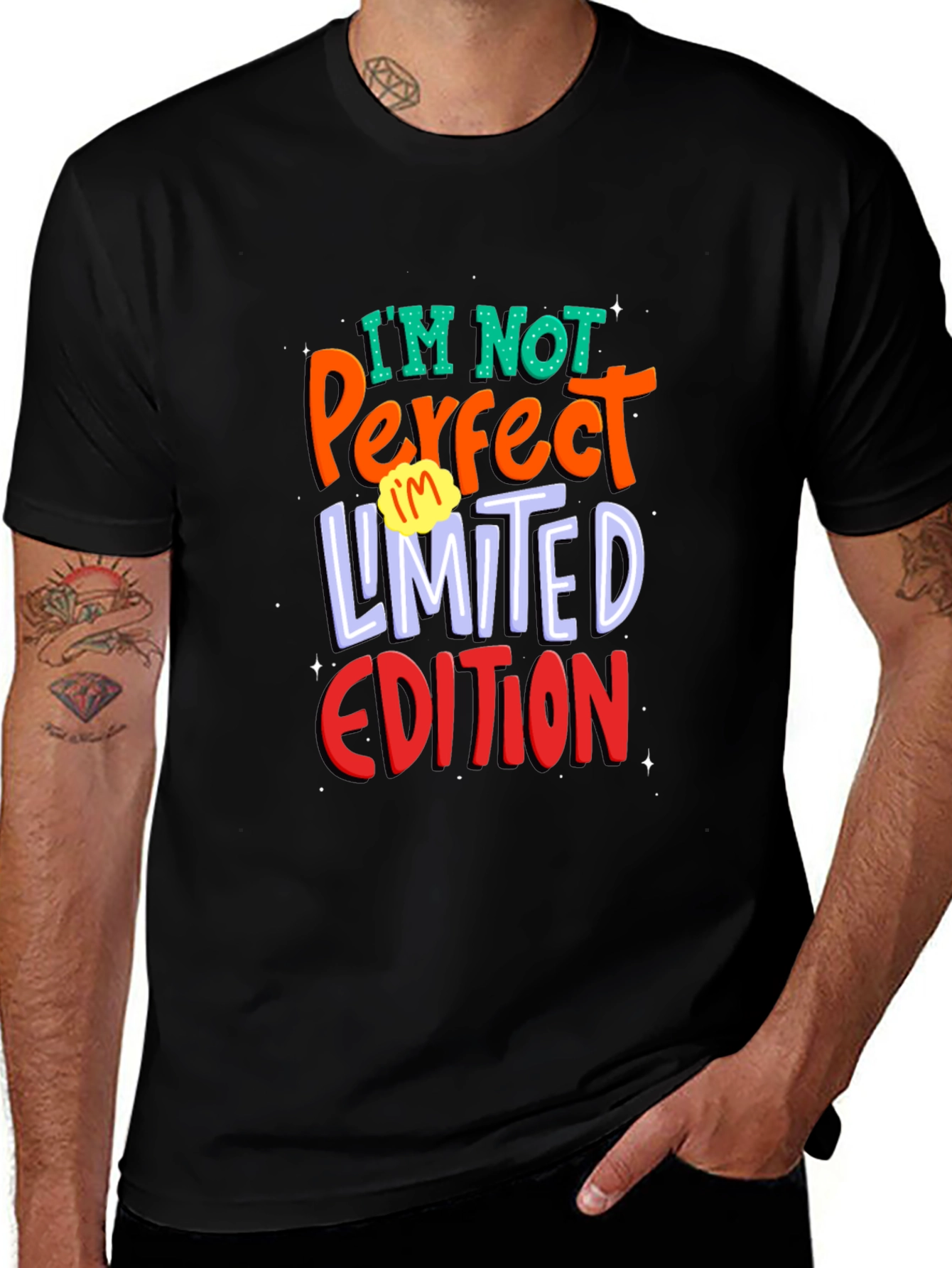 Im Not Perfect Limited Edition Black T-Shirt