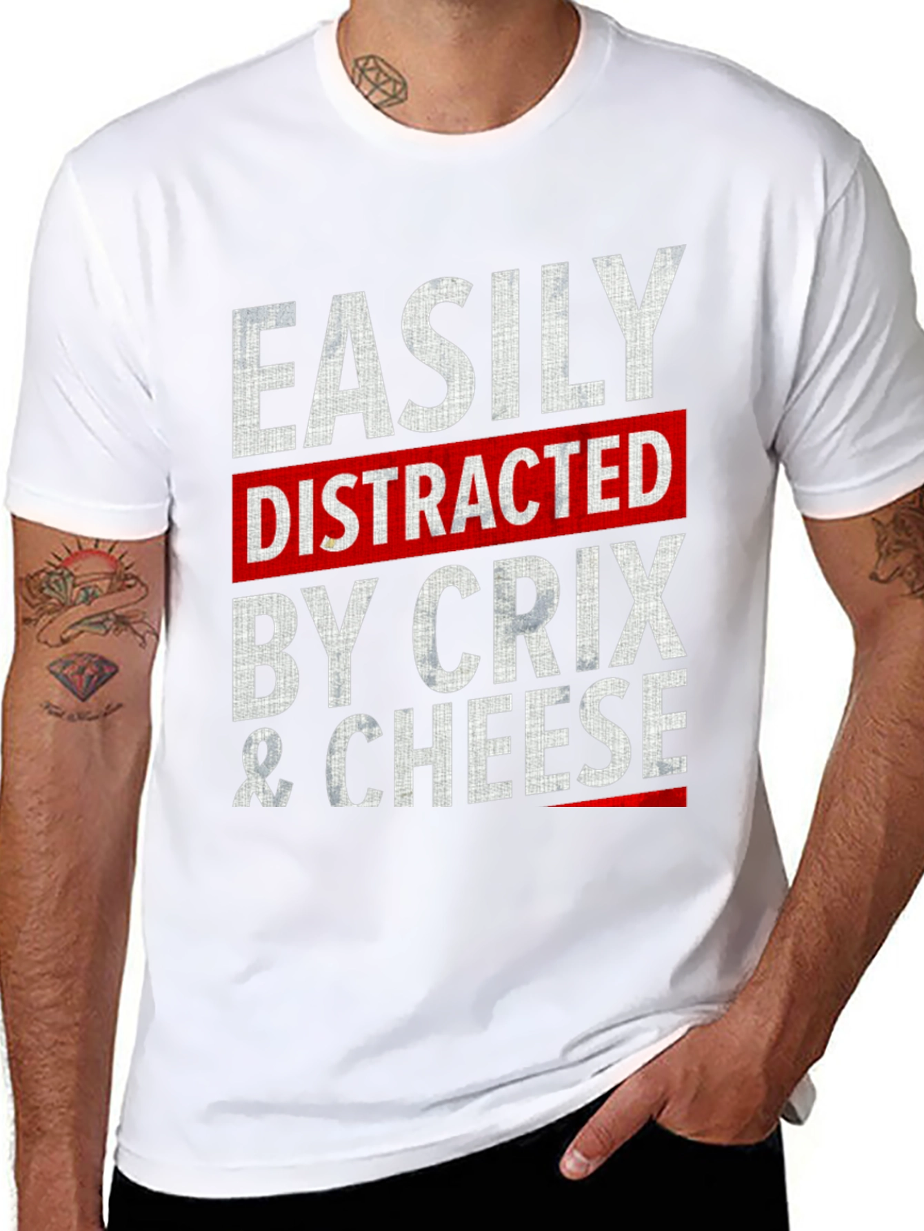 Easily Distracted by Crix & Cheese T-Shirt