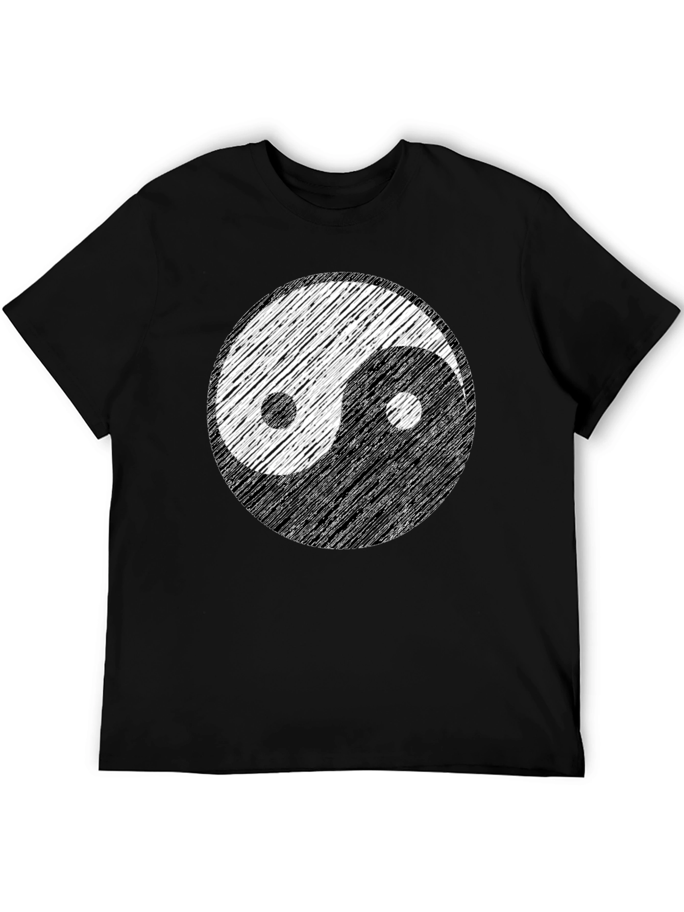 Yin Yang Graphic Tee - Balance and Style