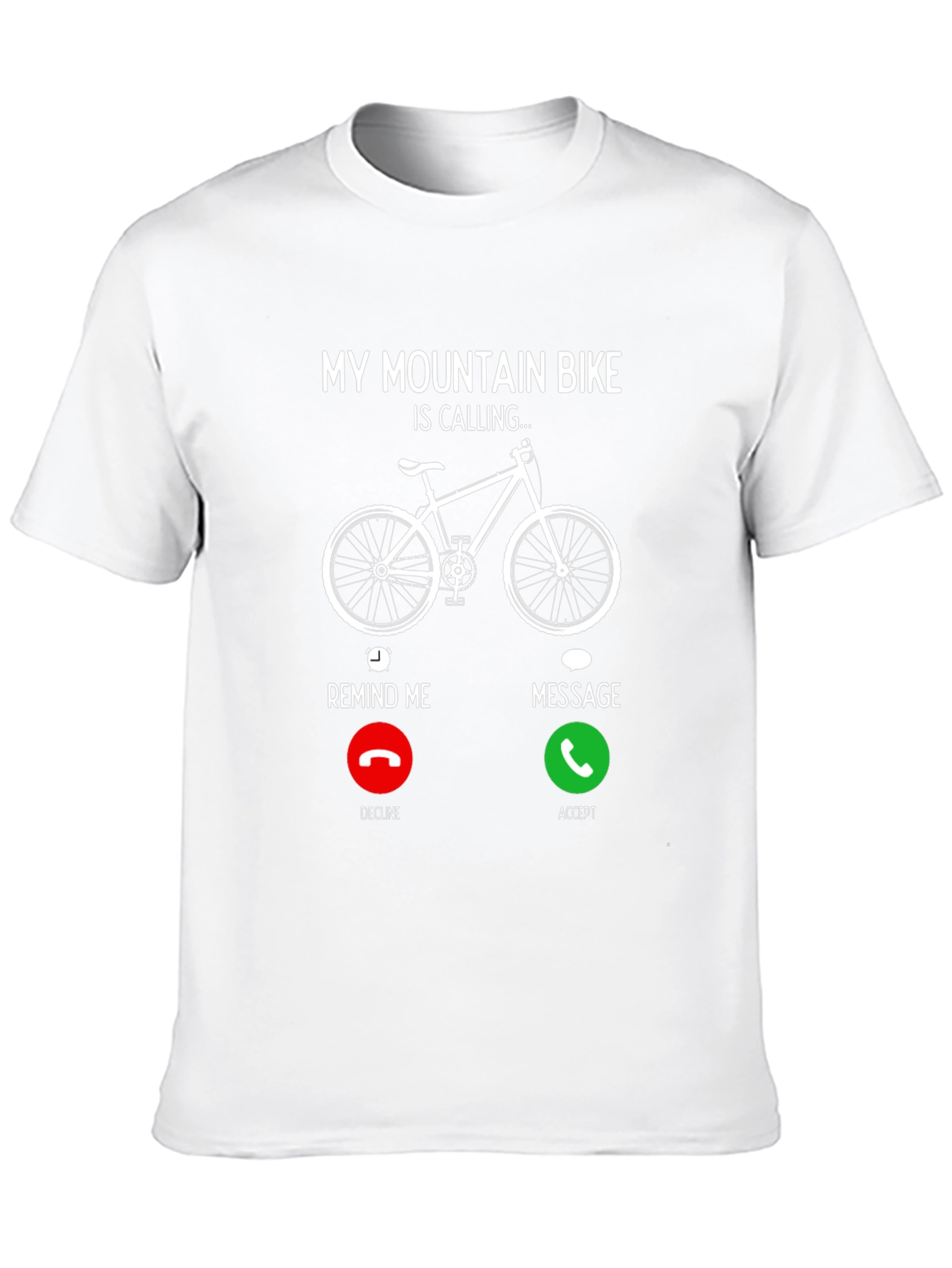Mountain Bike Calling Graphic T-Shirt