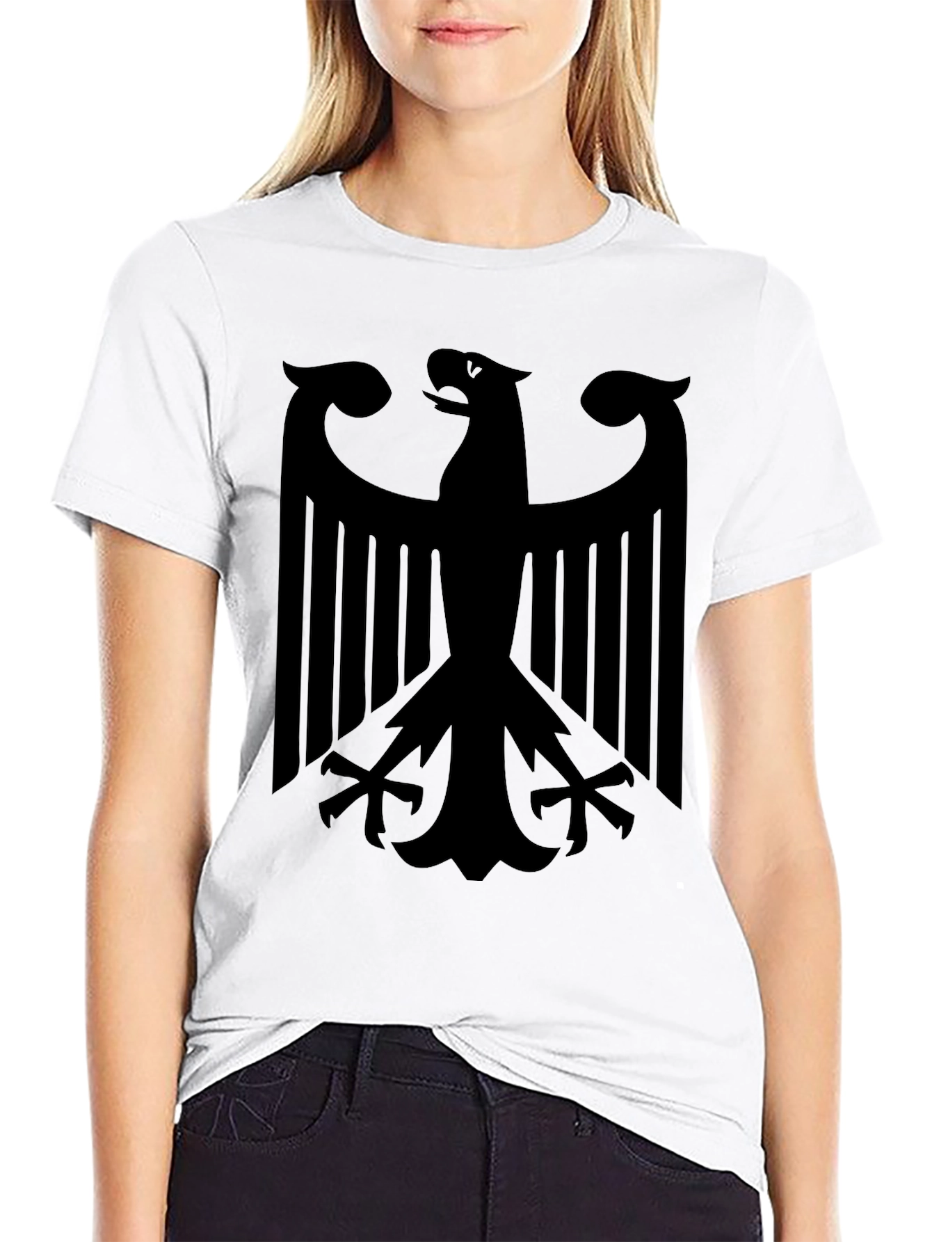 Black Eagle Graphic T-Shirt - Bold Statement Tee