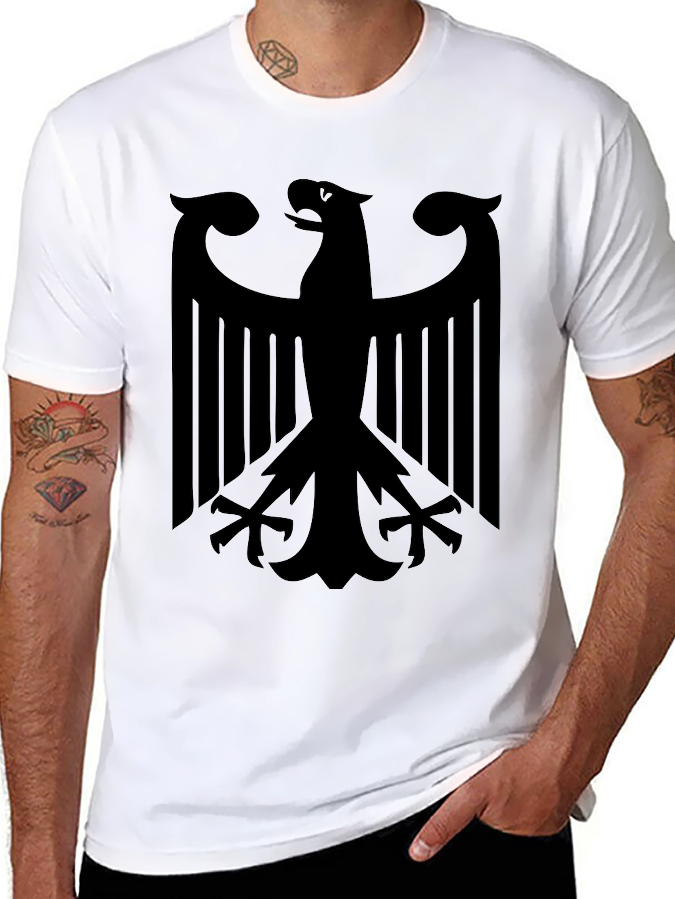 Black Eagle Graphic T-Shirt - Bold Statement Tee