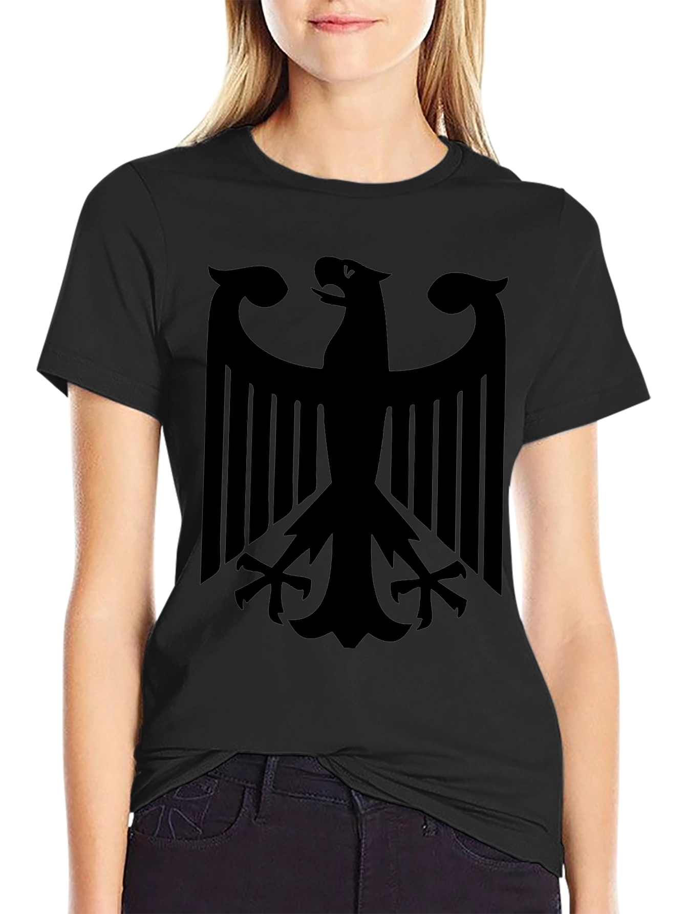 Black Eagle Graphic T-Shirt - Bold Statement Tee