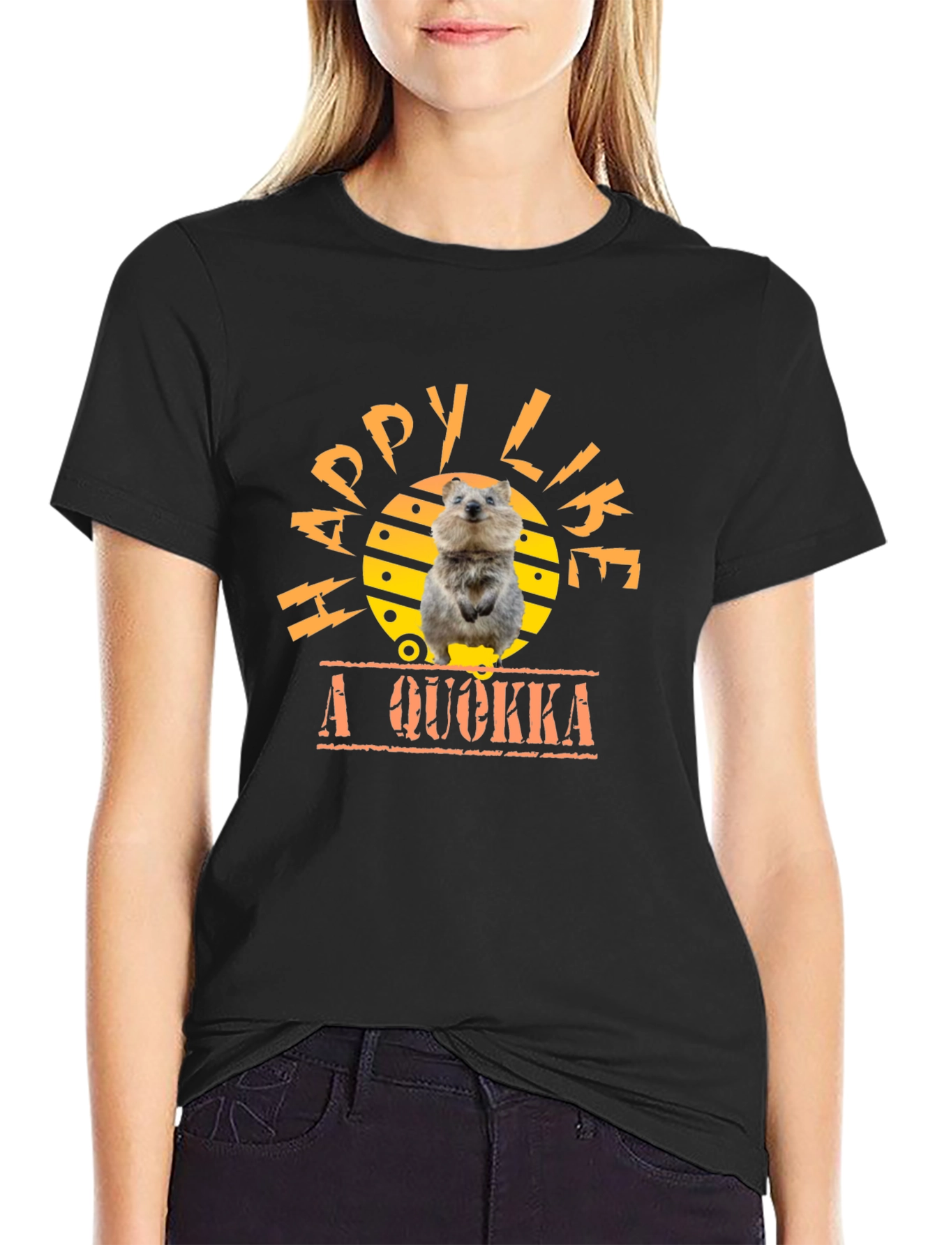 Happy Like a Quokka Graphic Tee