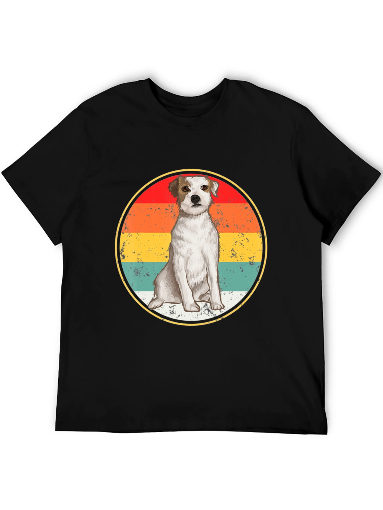 Vintage Sunset Dog T-Shirt – Retro Dog Lover Graphic Tee