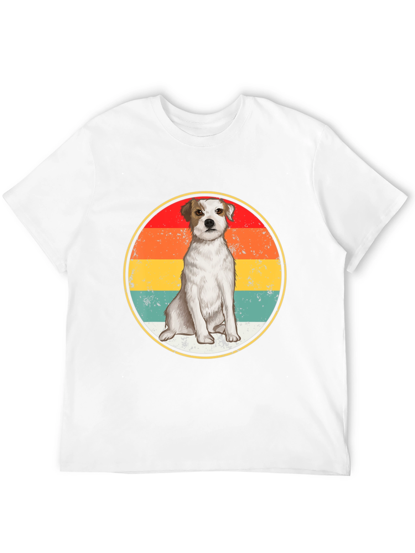 Vintage Sunset Dog T-Shirt – Retro Dog Lover Graphic Tee