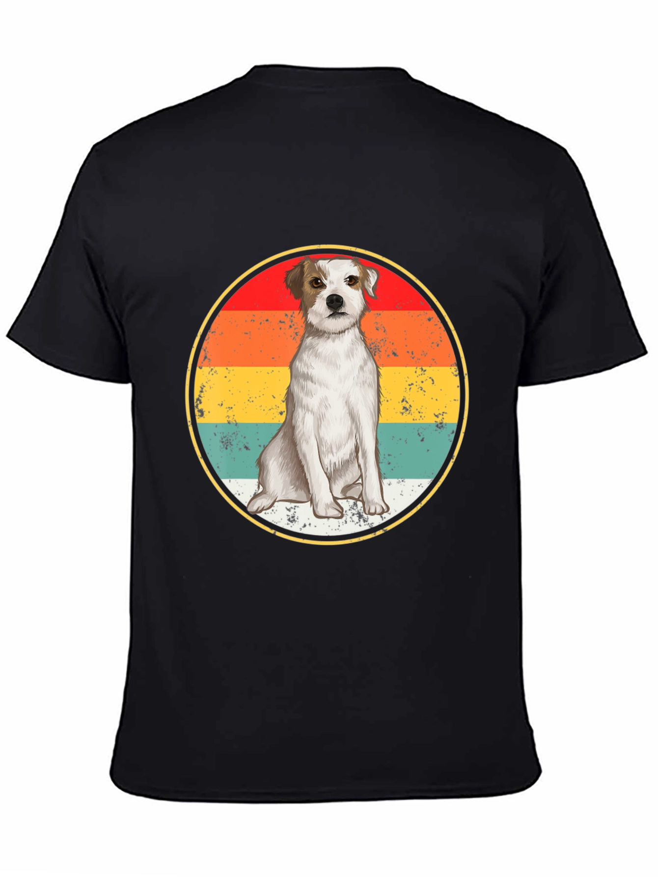 Vintage Sunset Dog T-Shirt – Retro Dog Lover Graphic Tee