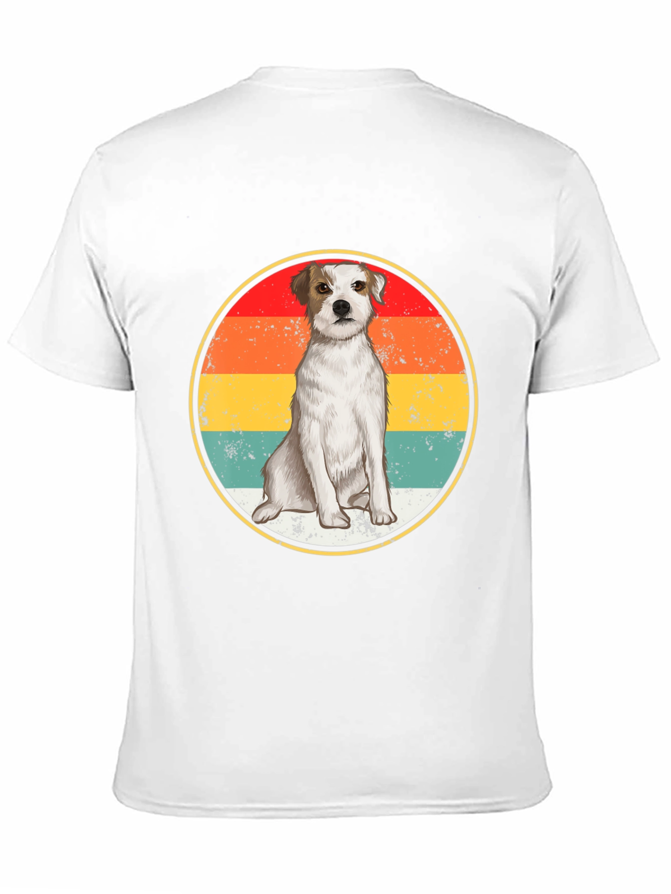 Vintage Sunset Dog T-Shirt – Retro Dog Lover Graphic Tee